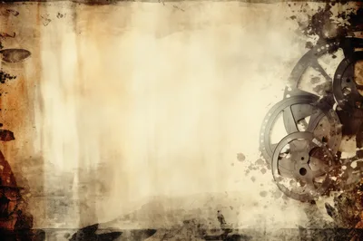 Vintage Film Reels On Grunge Textured Background