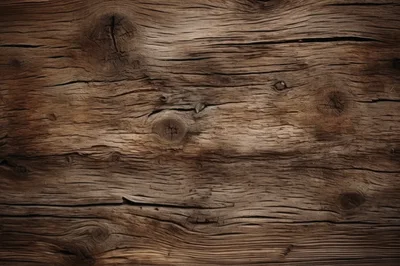 Weathered Dark Brown Wood Grain Texture Background