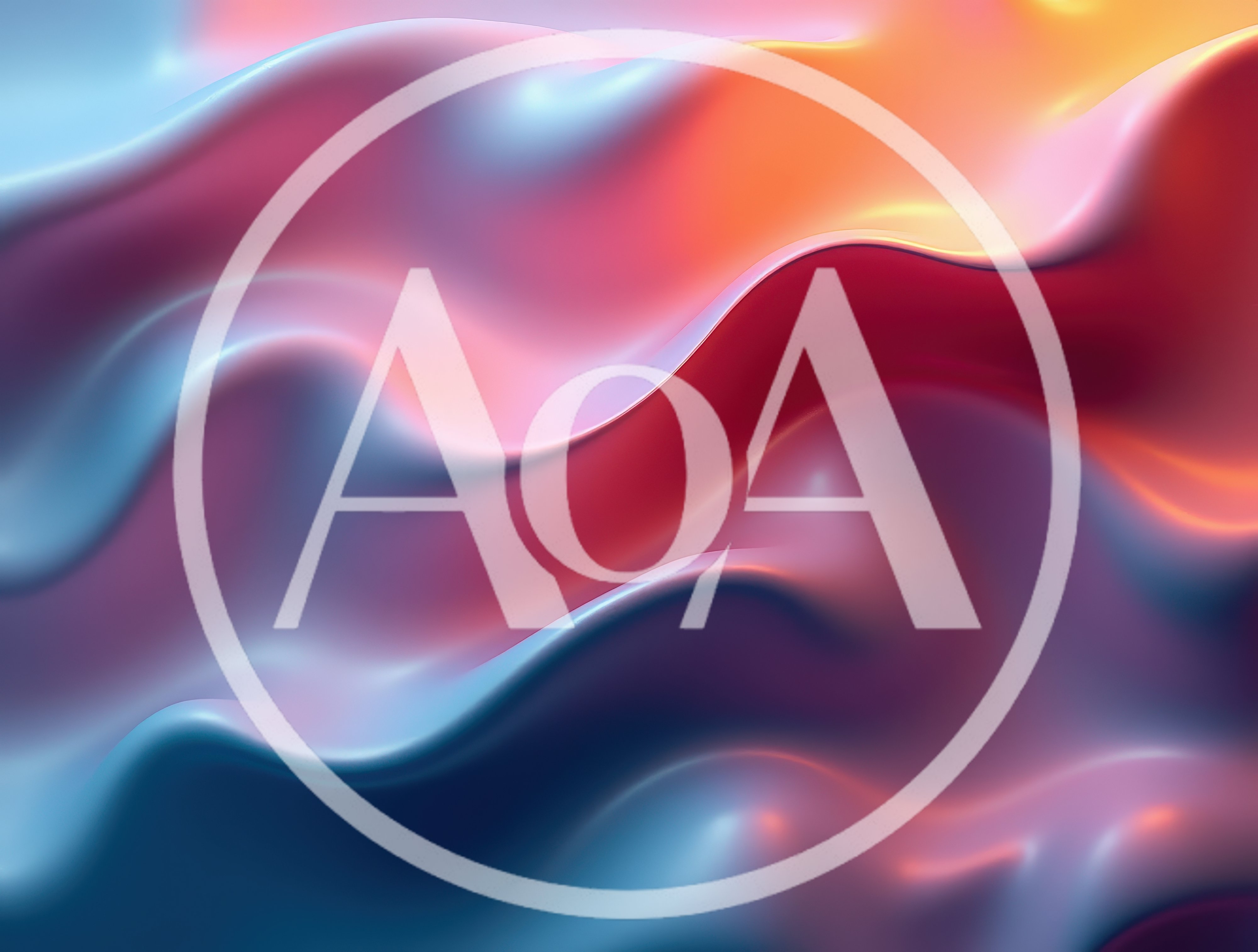 Abstract Liquid Wave Background With Vibrant Gradient Colors