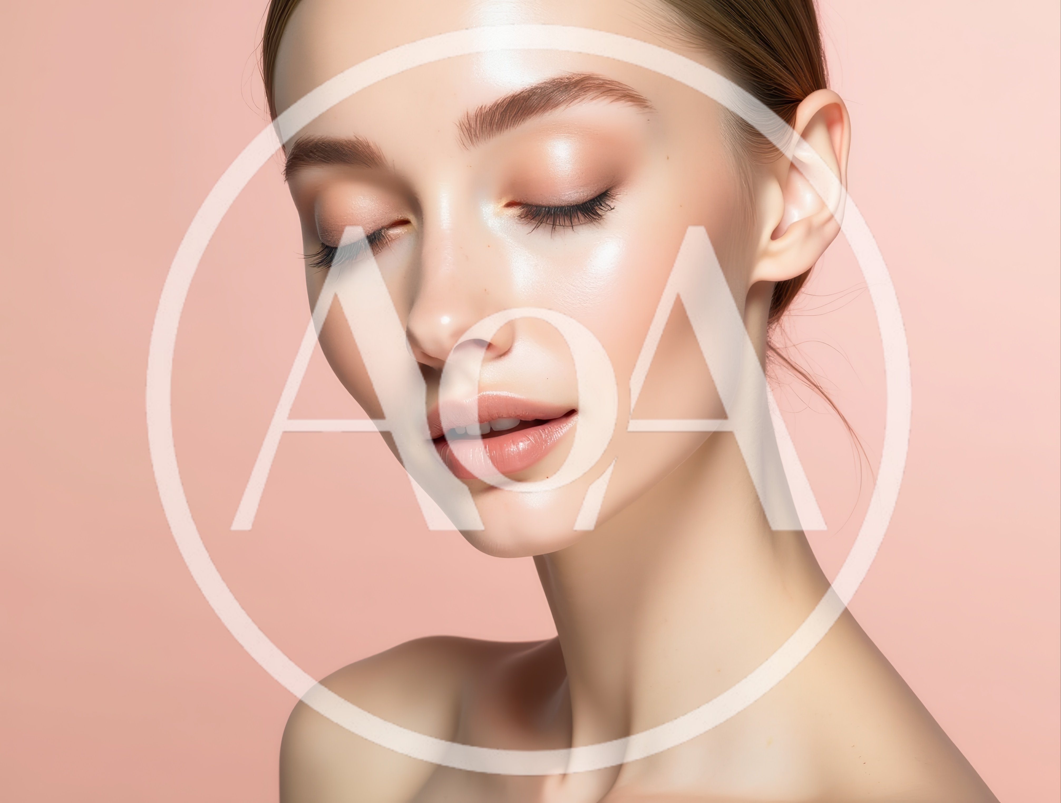 Portrait of a Young Woman with Natural Makeup