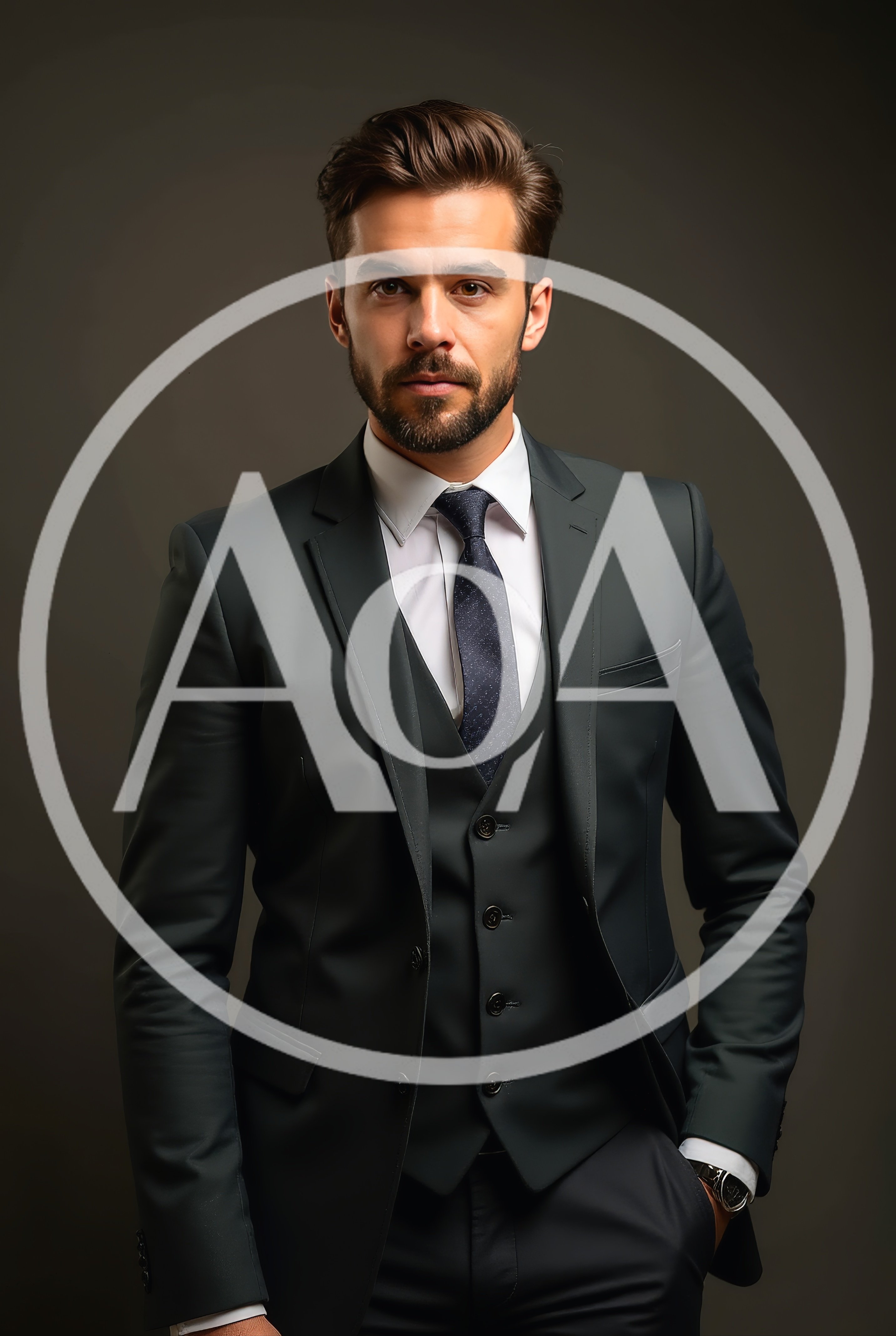 Professional Businessman In A Three Piece Suit