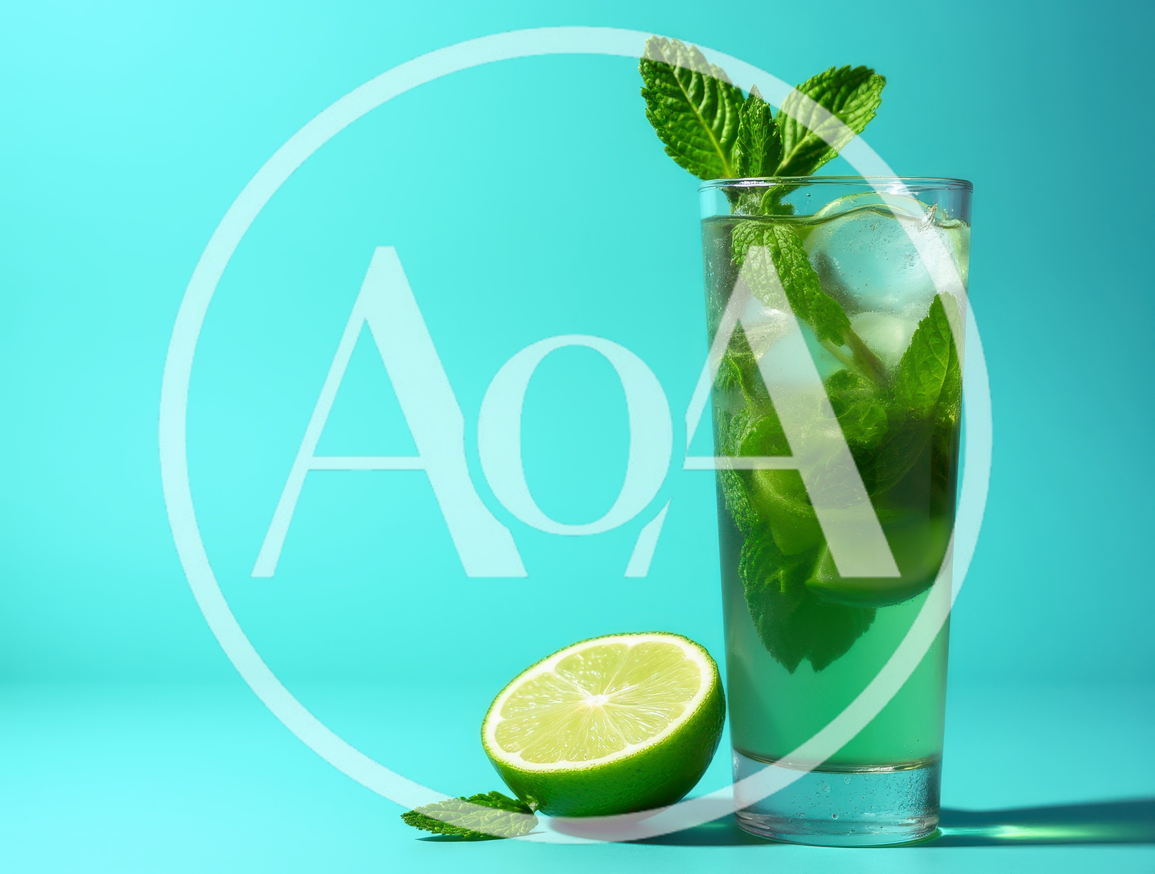 Refreshing Mojito Cocktail With Lime And Mint