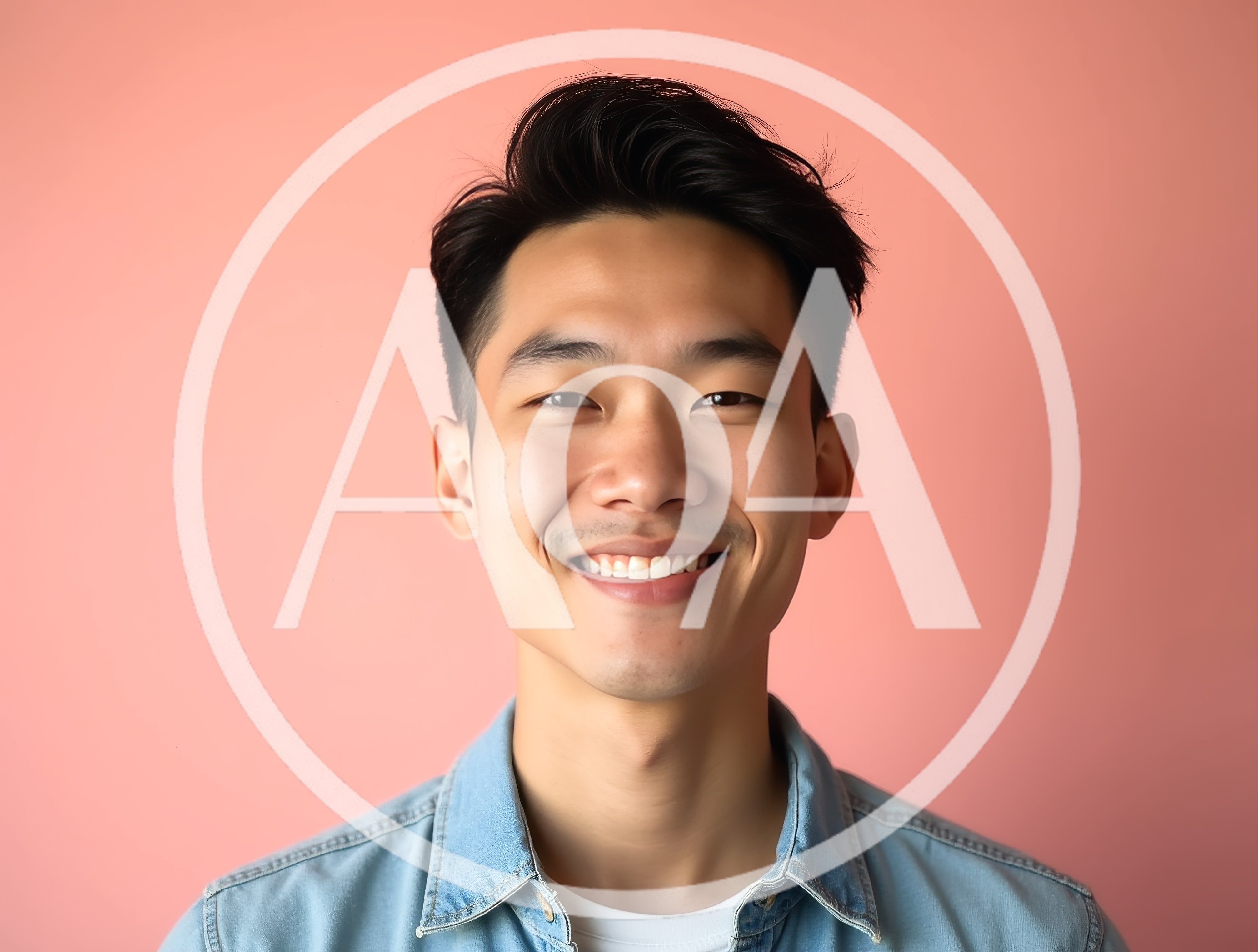 Portrait Of A Smiling Young Asian Man