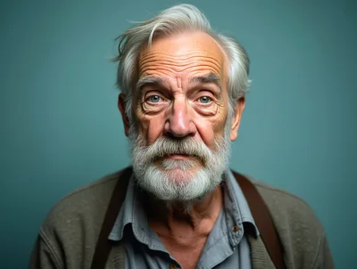 Portrait Of An Elderly Man With A White Beard
