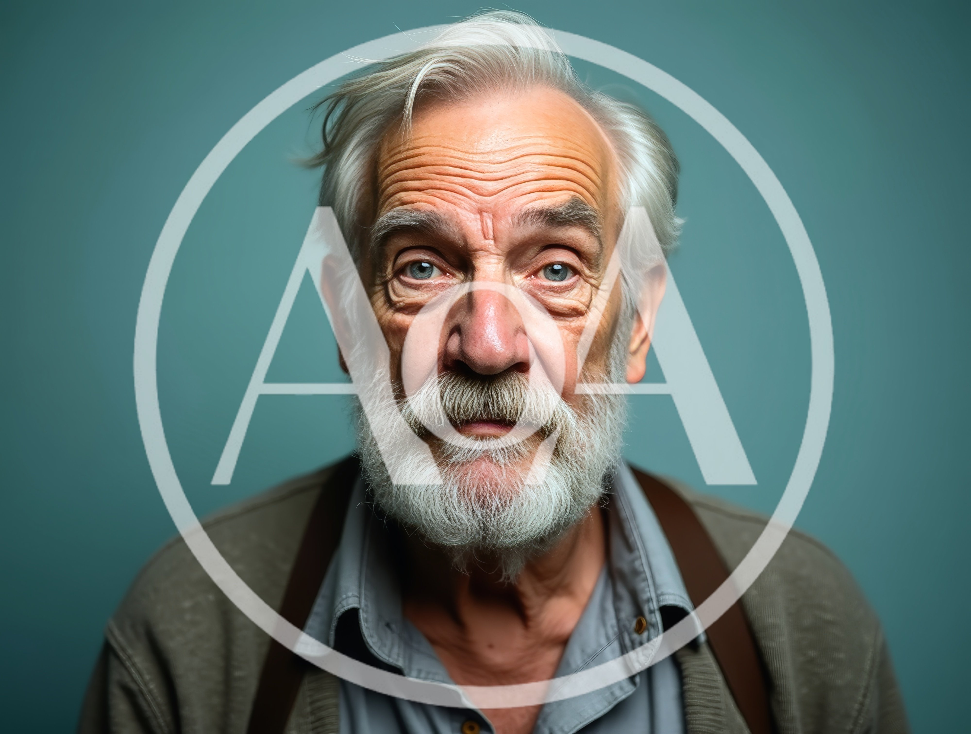 Portrait Of An Elderly Man With A White Beard