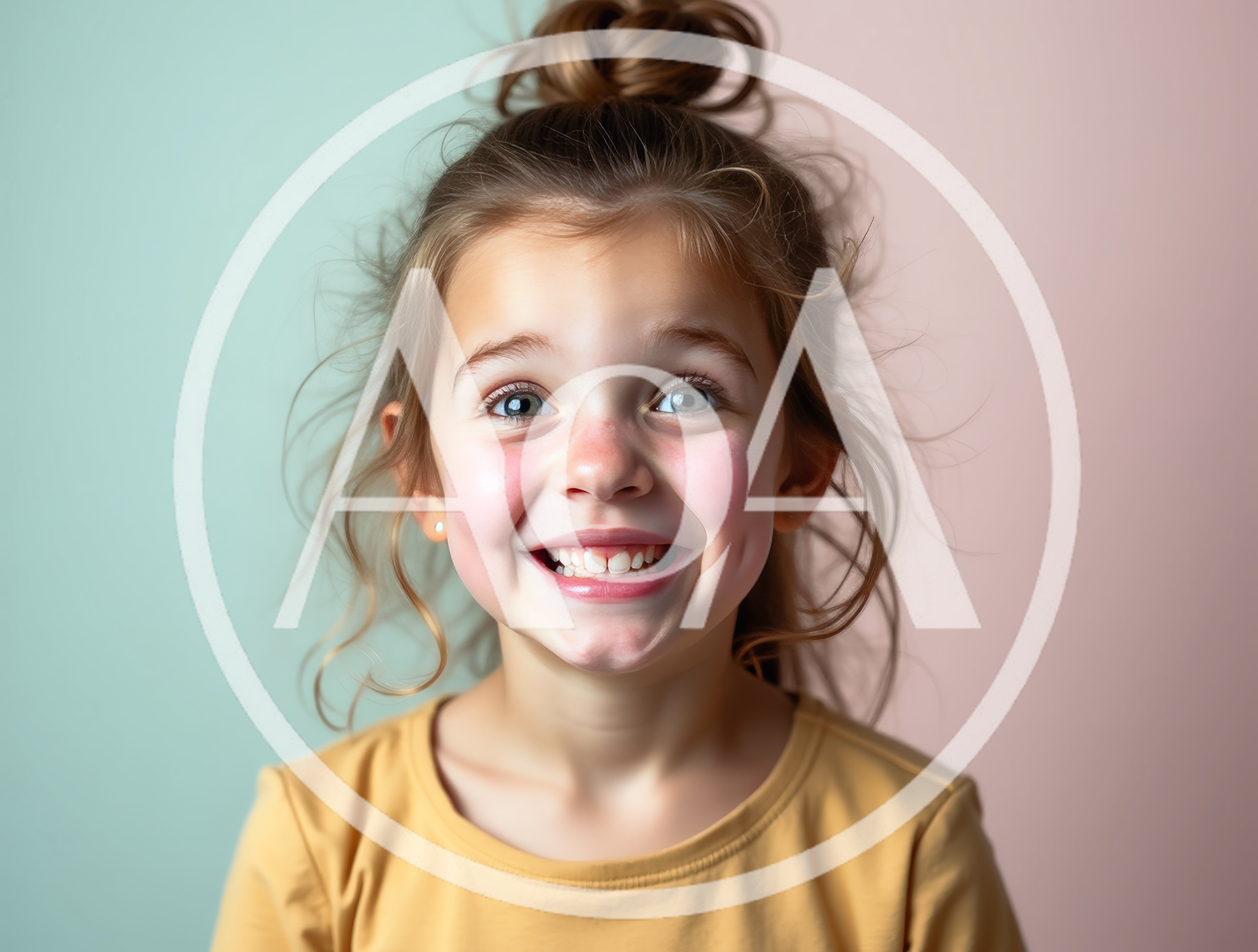 Portrait Of A Happy Young Girl Smiling