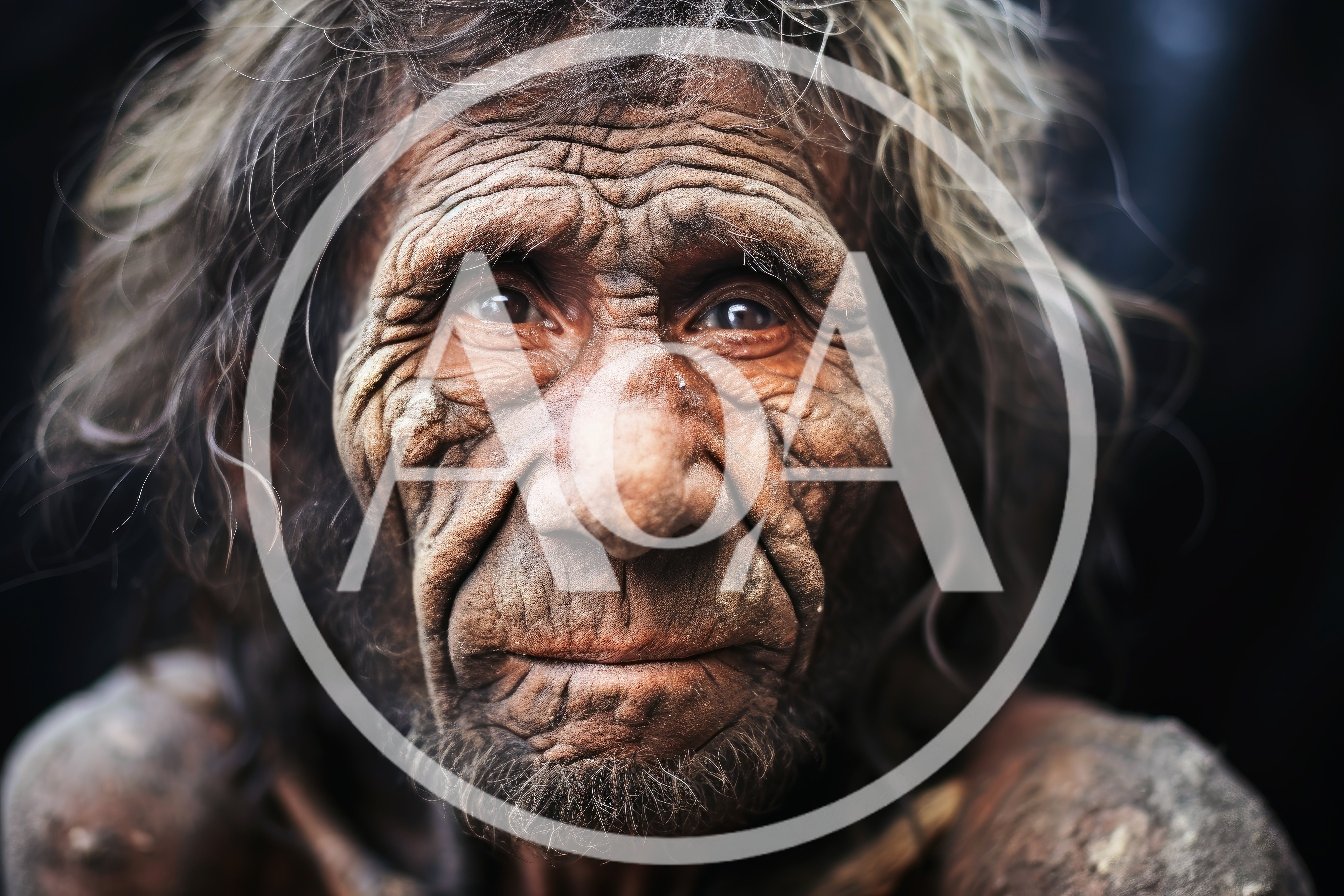 Portrait Of An Elderly Indigenous Man With Weathered Skin