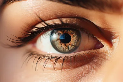 Extreme Close Up Of A Human Eye