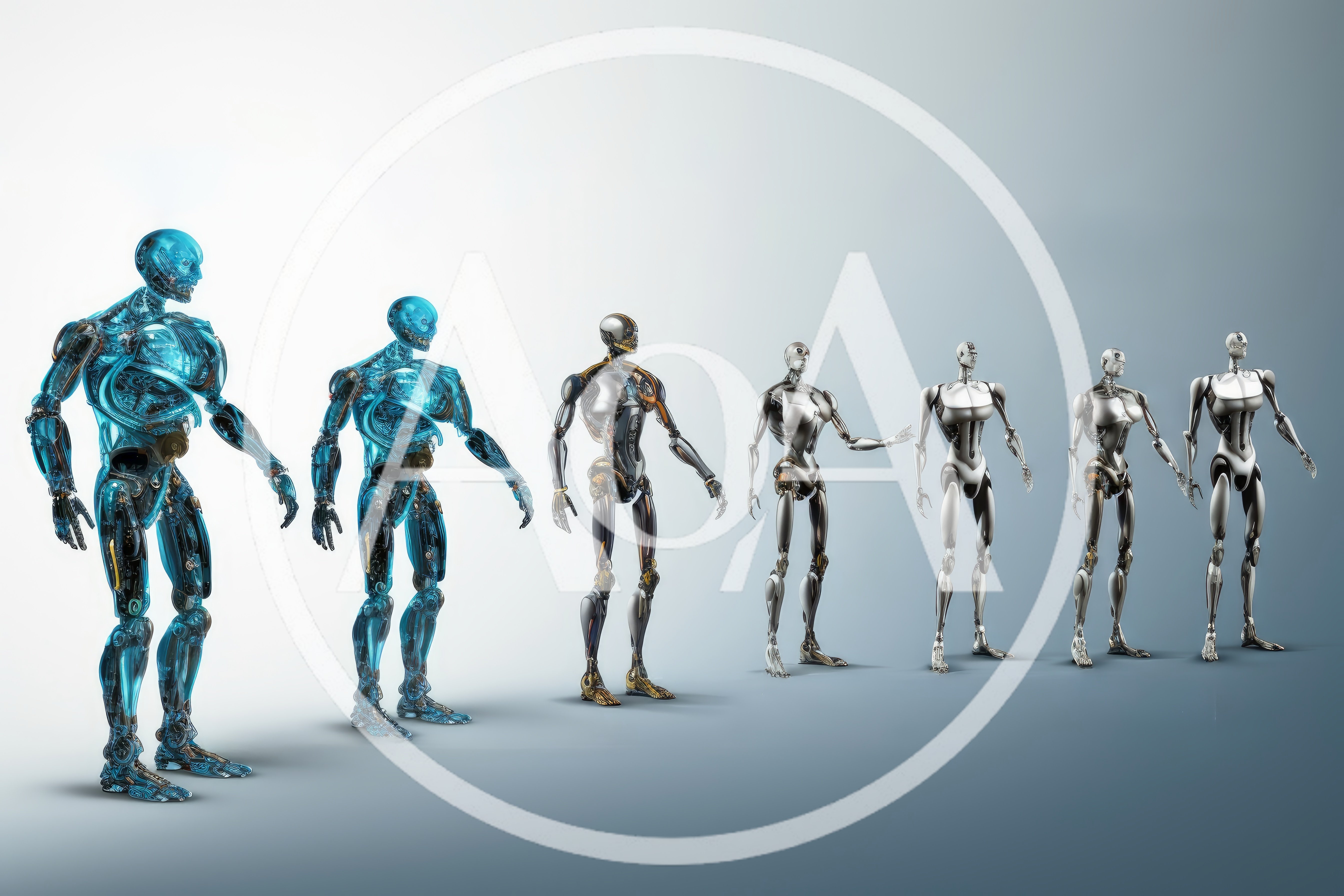 Evolutionary Progression Of Futuristic Humanoid Robots