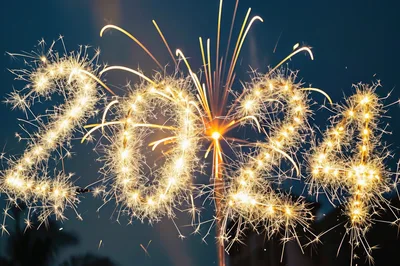 Sparkler New Year 2024 Celebration
