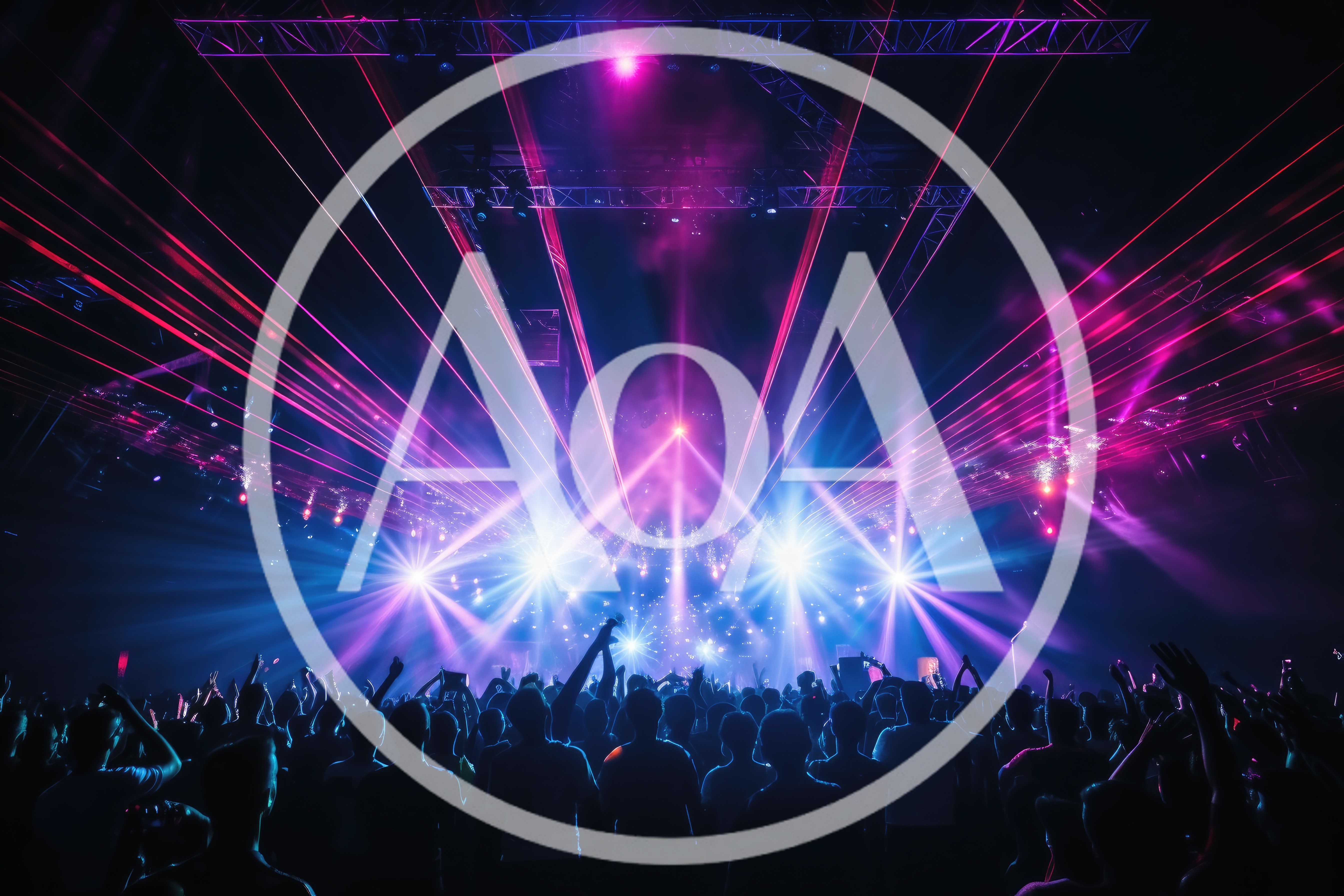 Crowd Dancing At An Electronic Music Festival