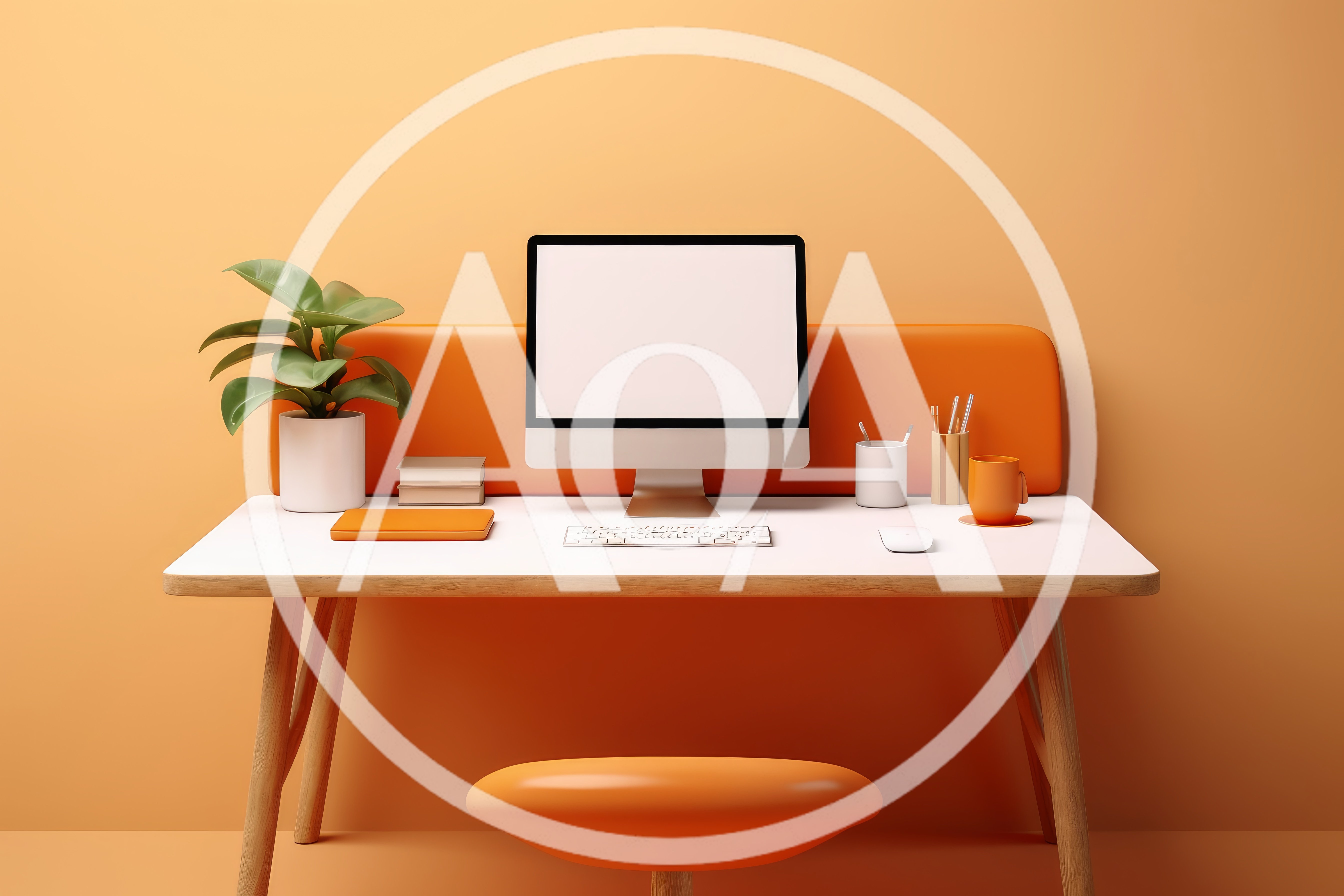Minimalist Modern Home Office Desk Setup