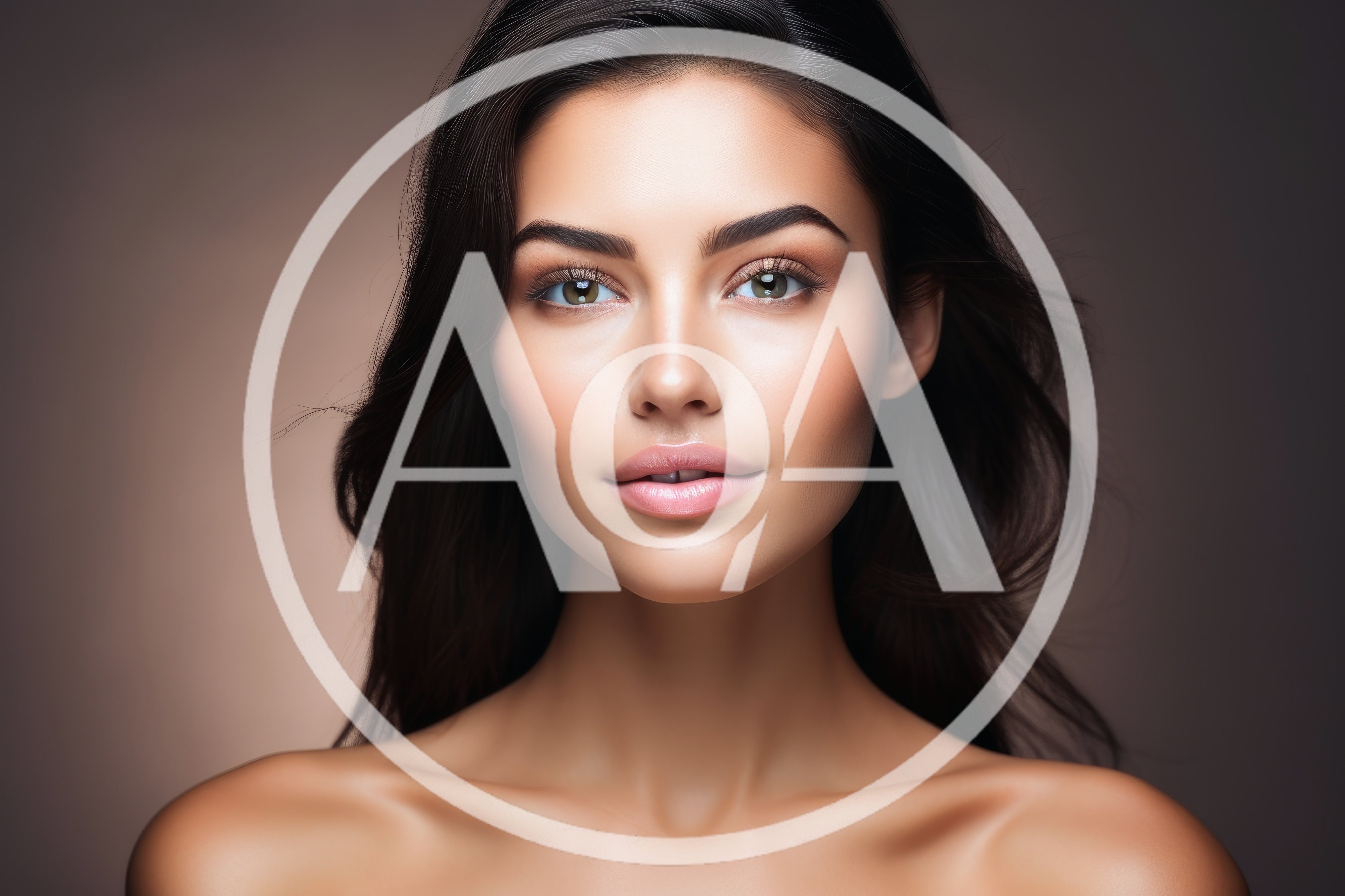 Portrait Of A Beautiful Young Woman With Natural Makeup