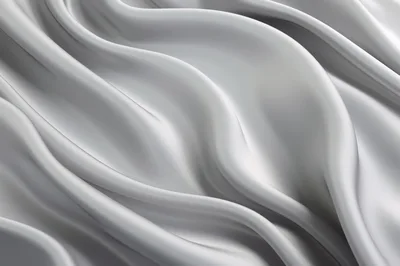 Abstract Background Of Smooth White Silk Fabric