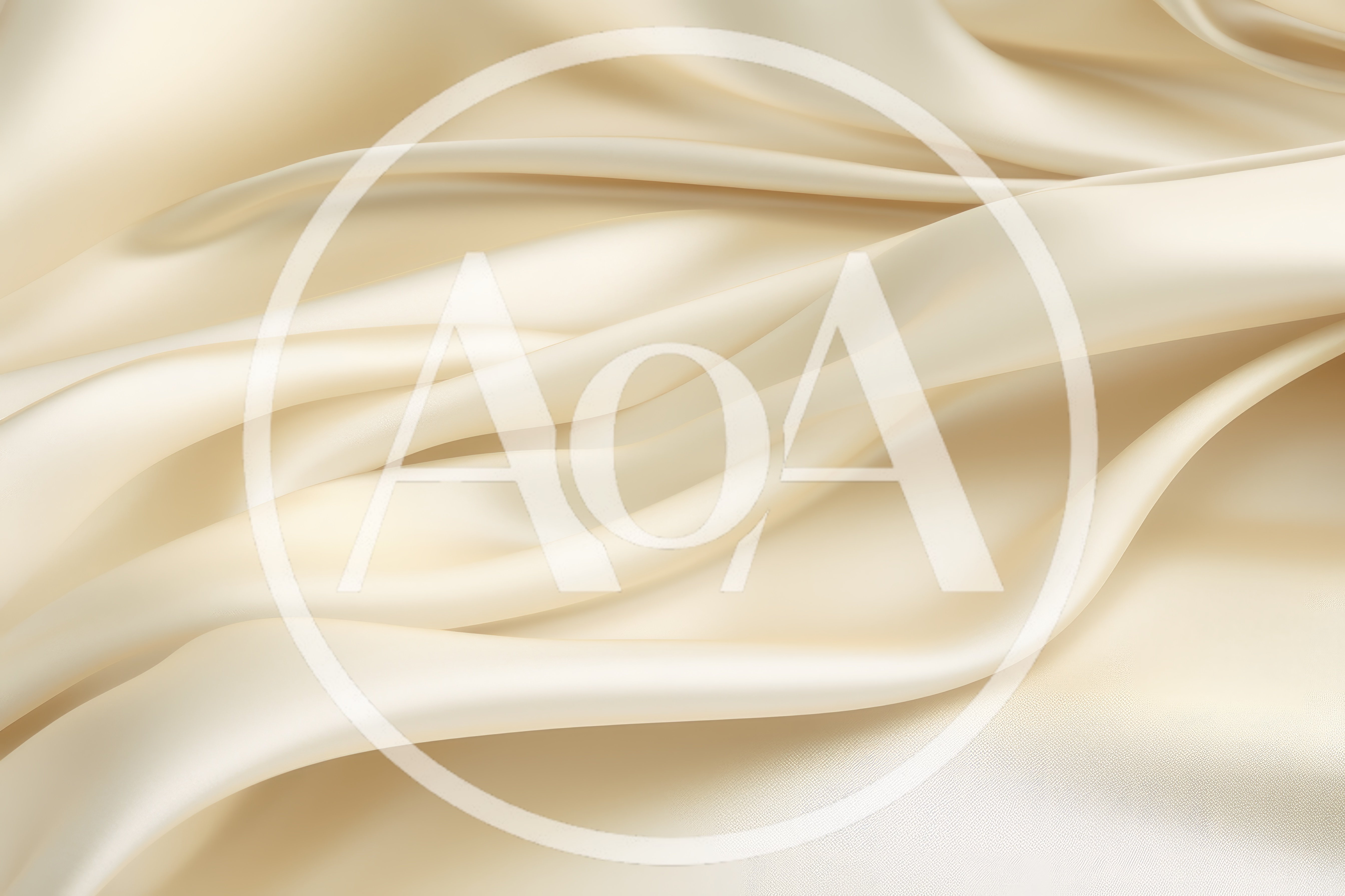 Elegant Flowing Cream Silk Fabric Background
