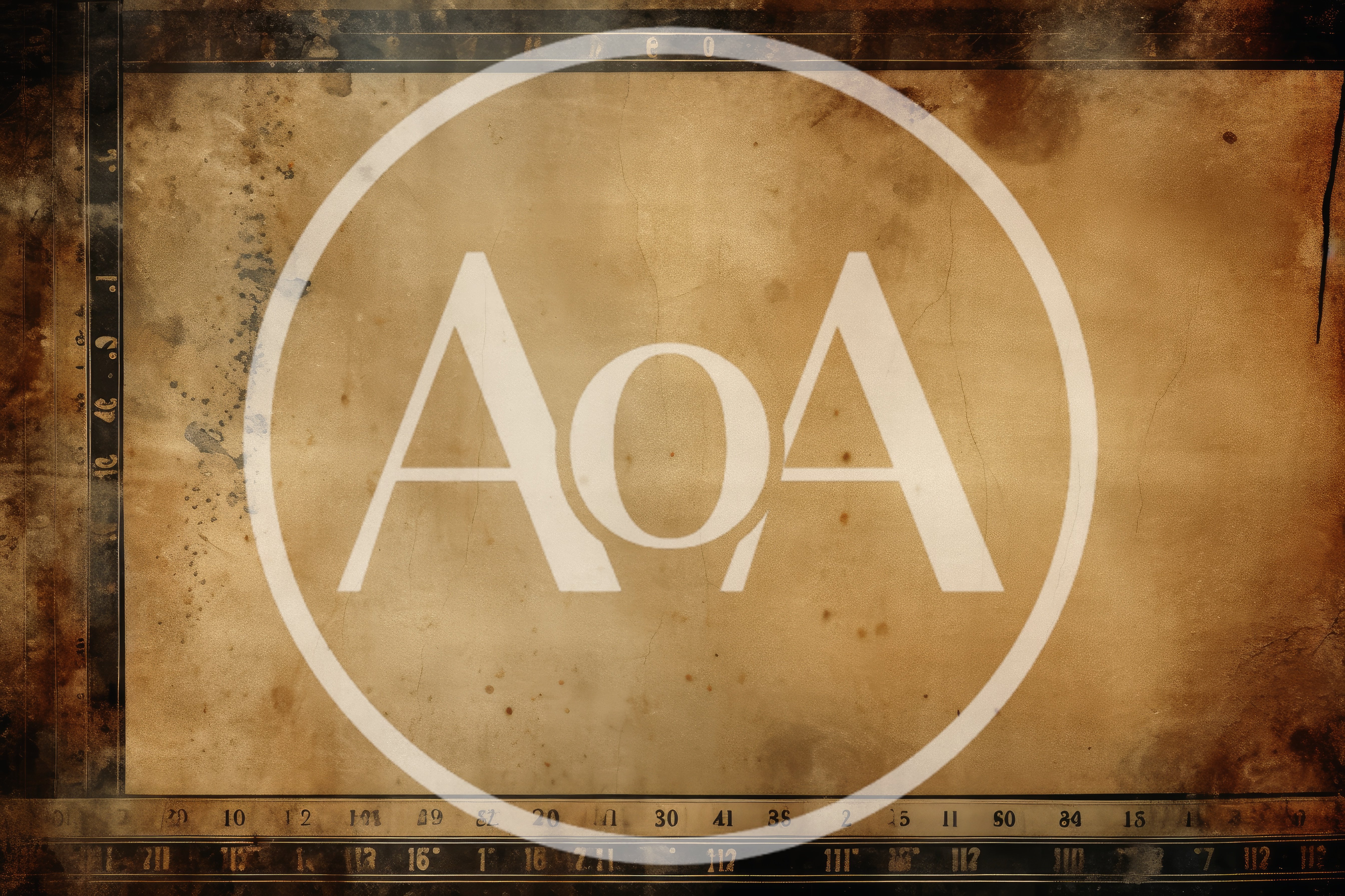 Vintage Film Frame Texture With Grunge Overlay