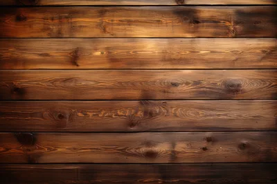 Dark Brown Horizontal Wooden Planks Background