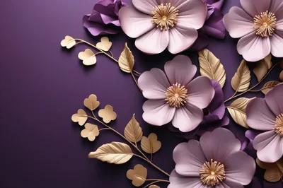 Elegant Pale Pink Flowers With Golden Foliage