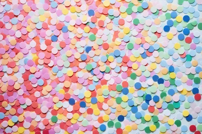 Colorful Paper Confetti Background Texture