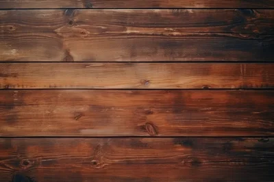 Dark Brown Horizontal Wooden Planks Background