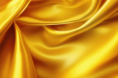 Abstract Golden Silk Fabric Background
