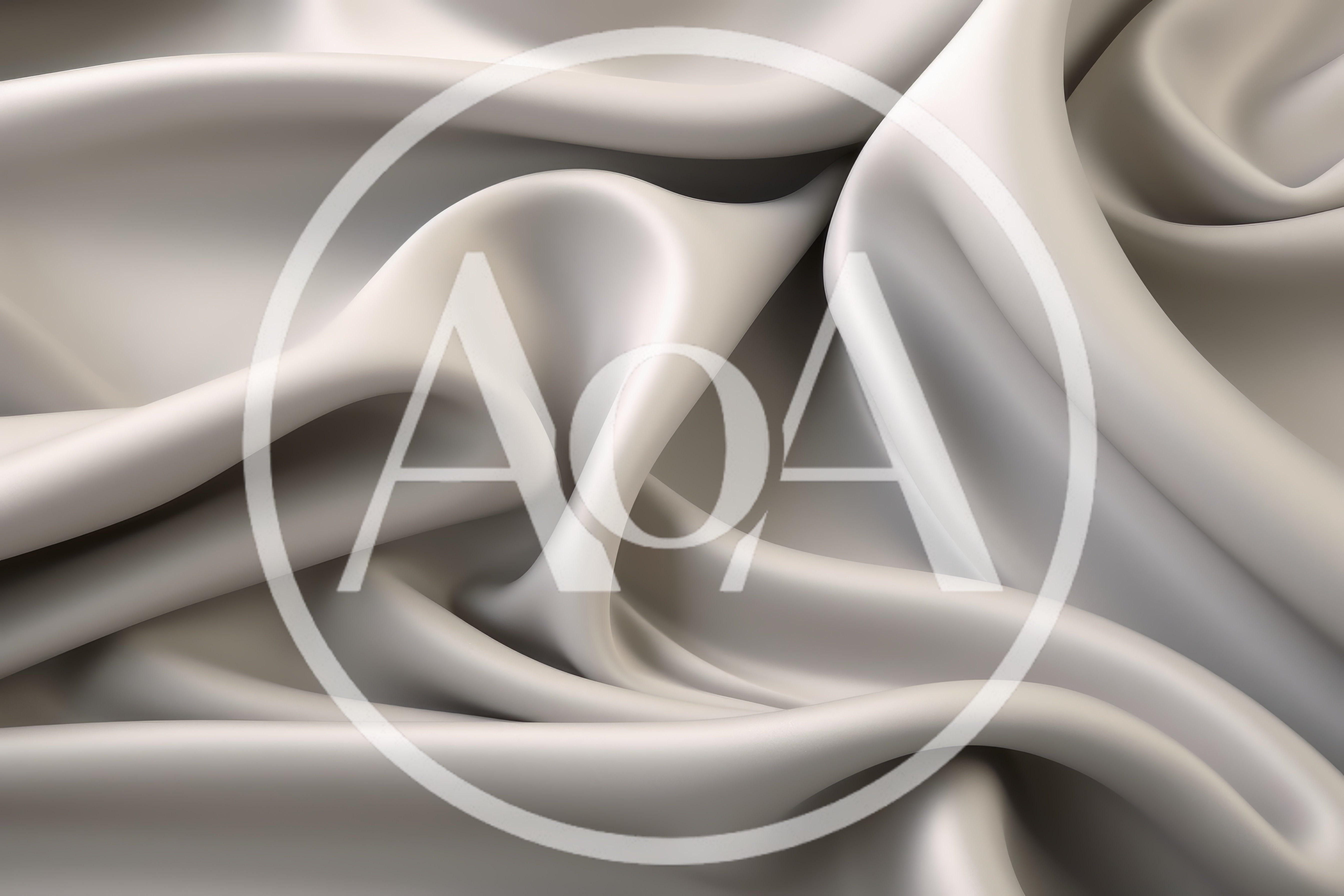 Abstract Background Of Smooth Flowing White Silk Fabric