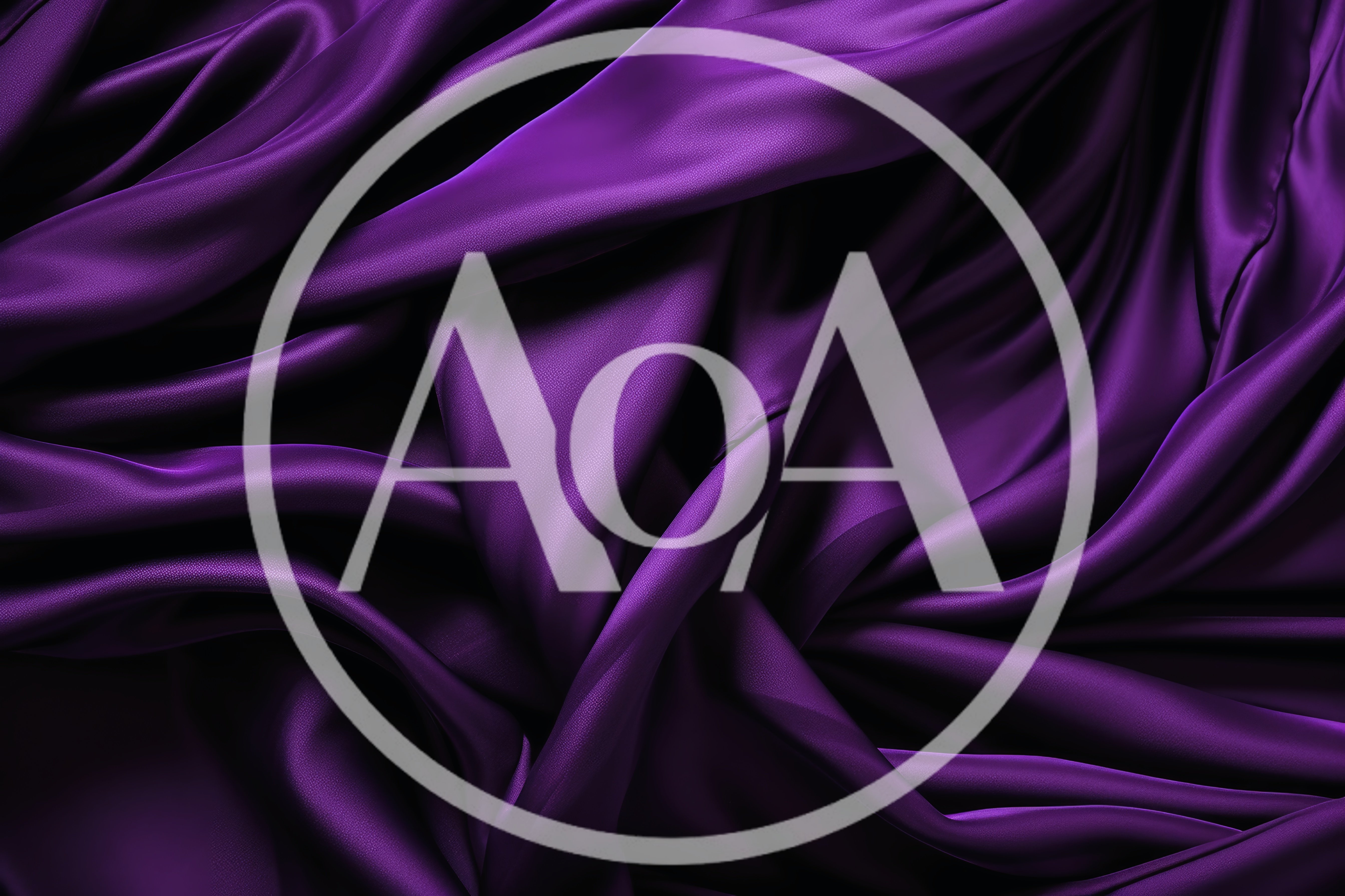 Deep Purple Silk Fabric With Elegant Folds