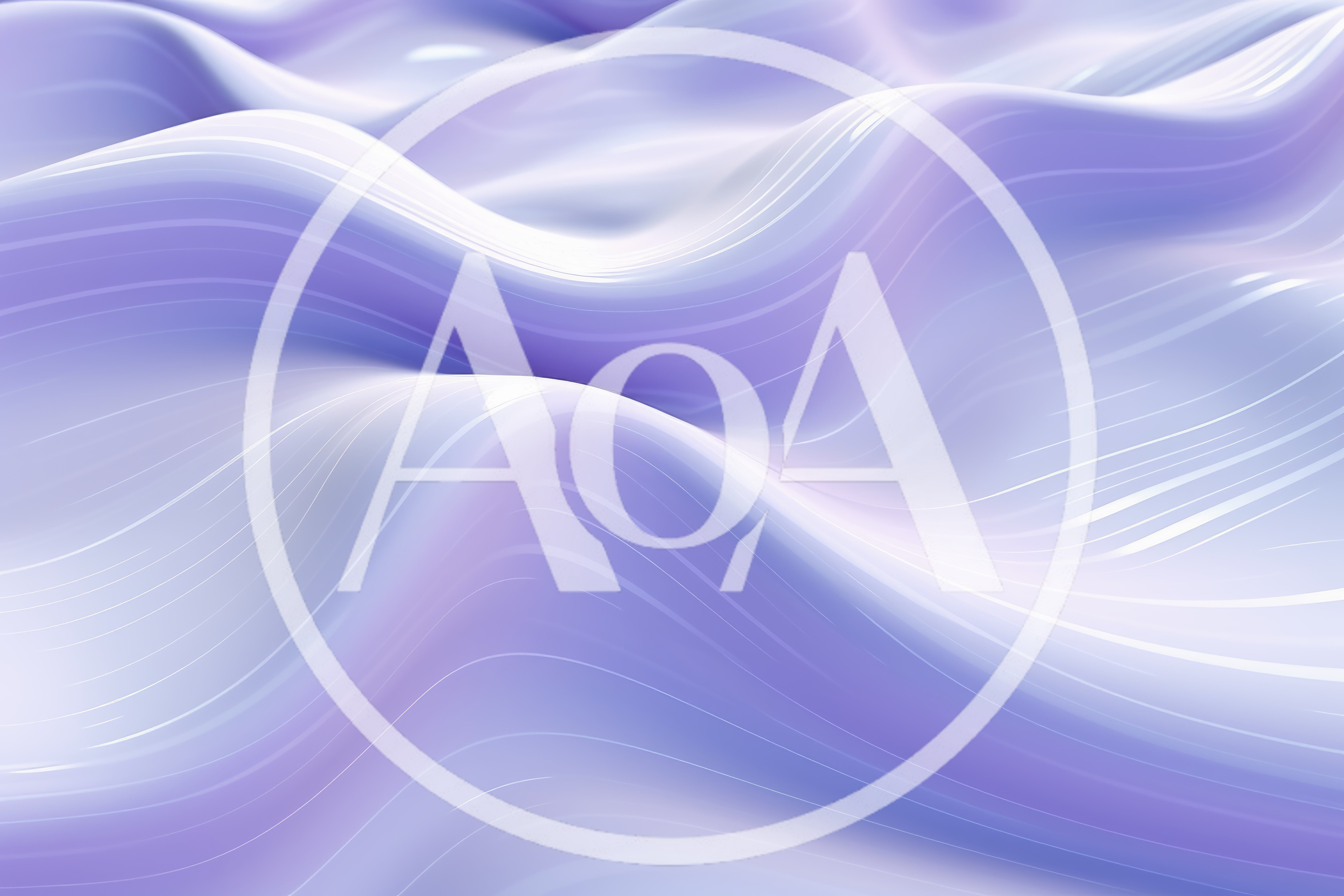 Abstract 3D Wavy Surface With Soft Purple Tones
