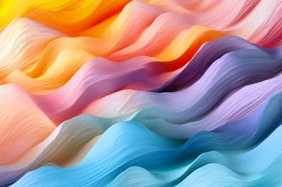 Abstract Wavy Gradient Background With Flowing Texture