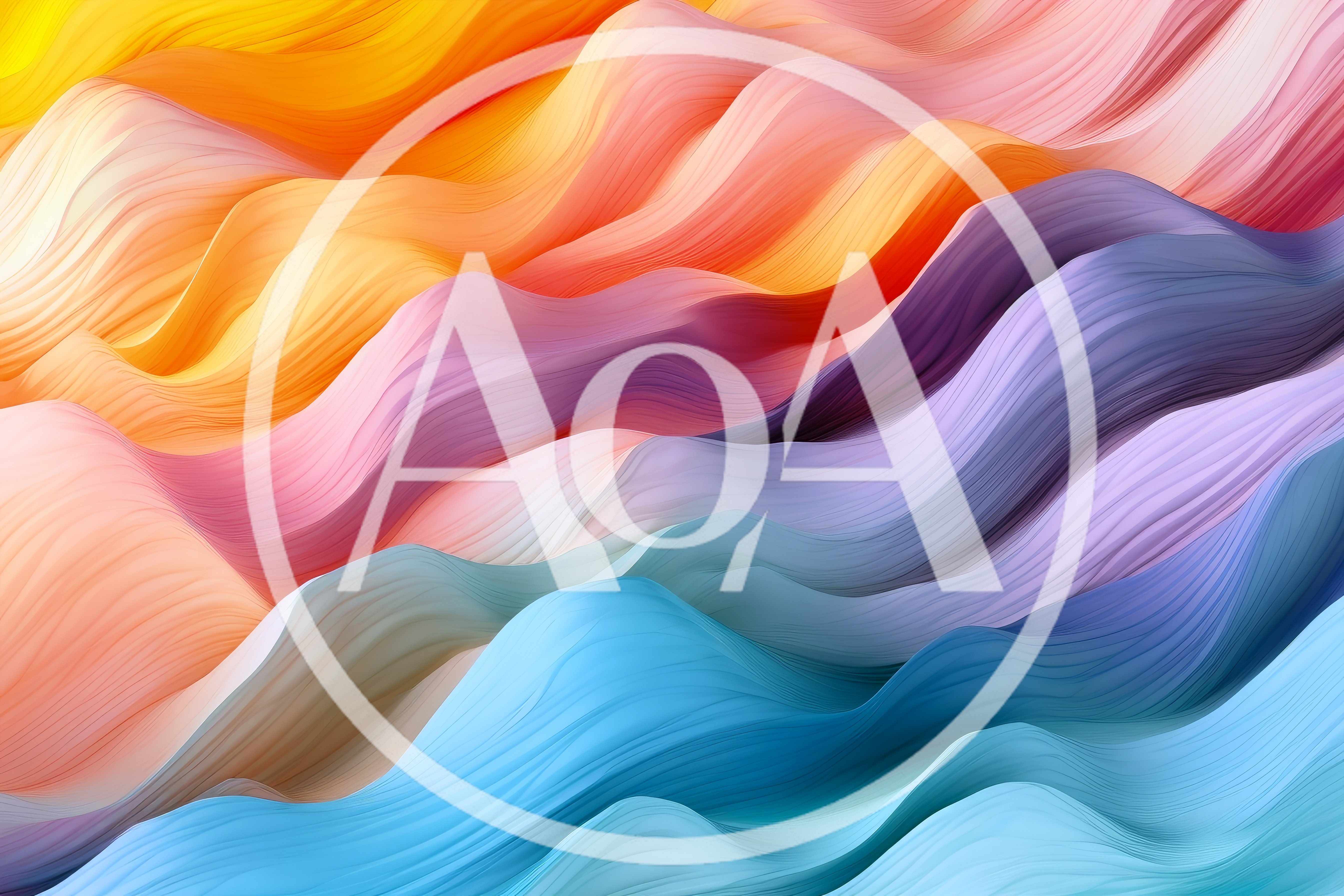 Abstract Wavy Gradient Background With Flowing Texture