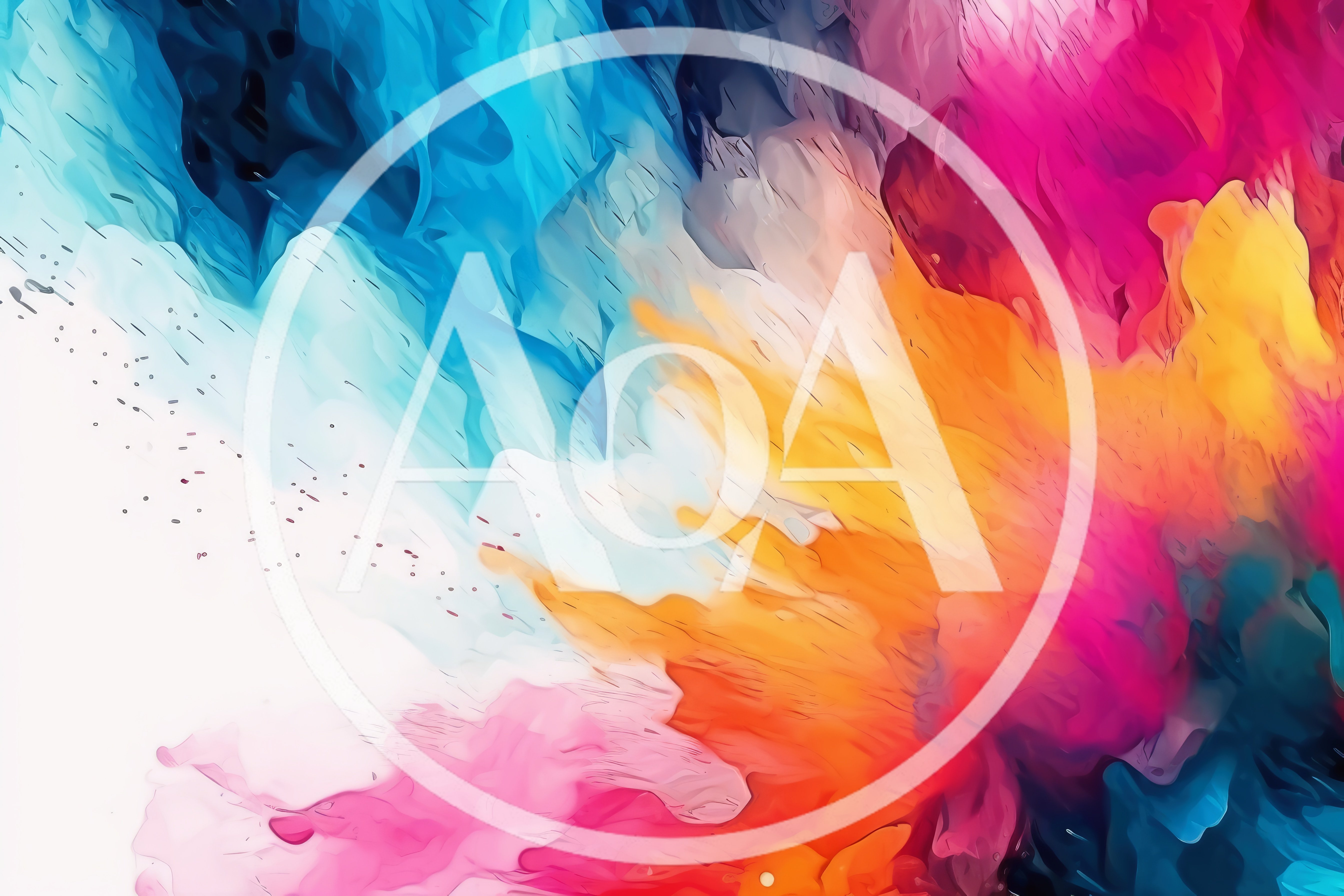 Abstract Colorful Watercolor Paint Splash Background