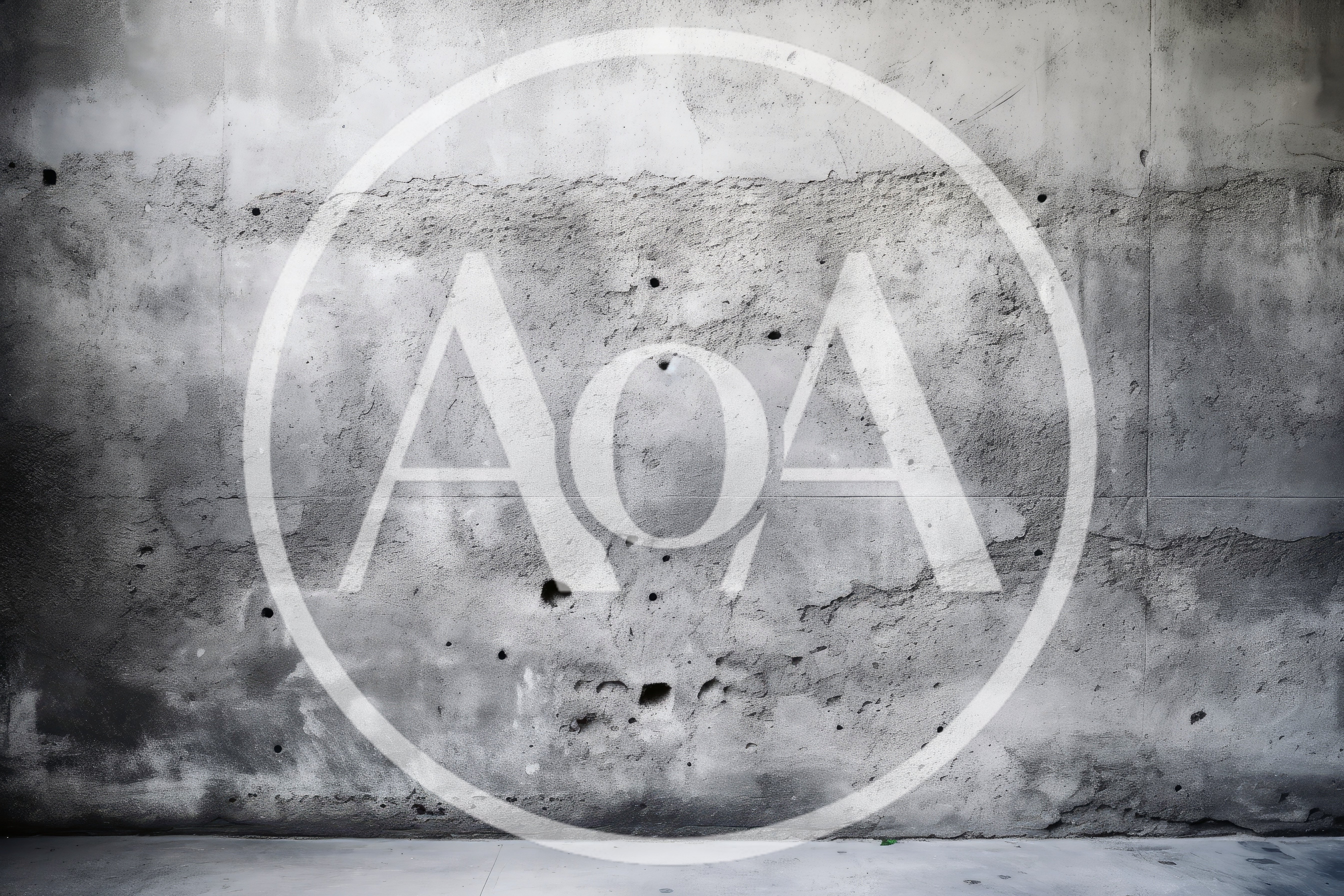 Weathered Concrete Wall With Surface Imperfections
