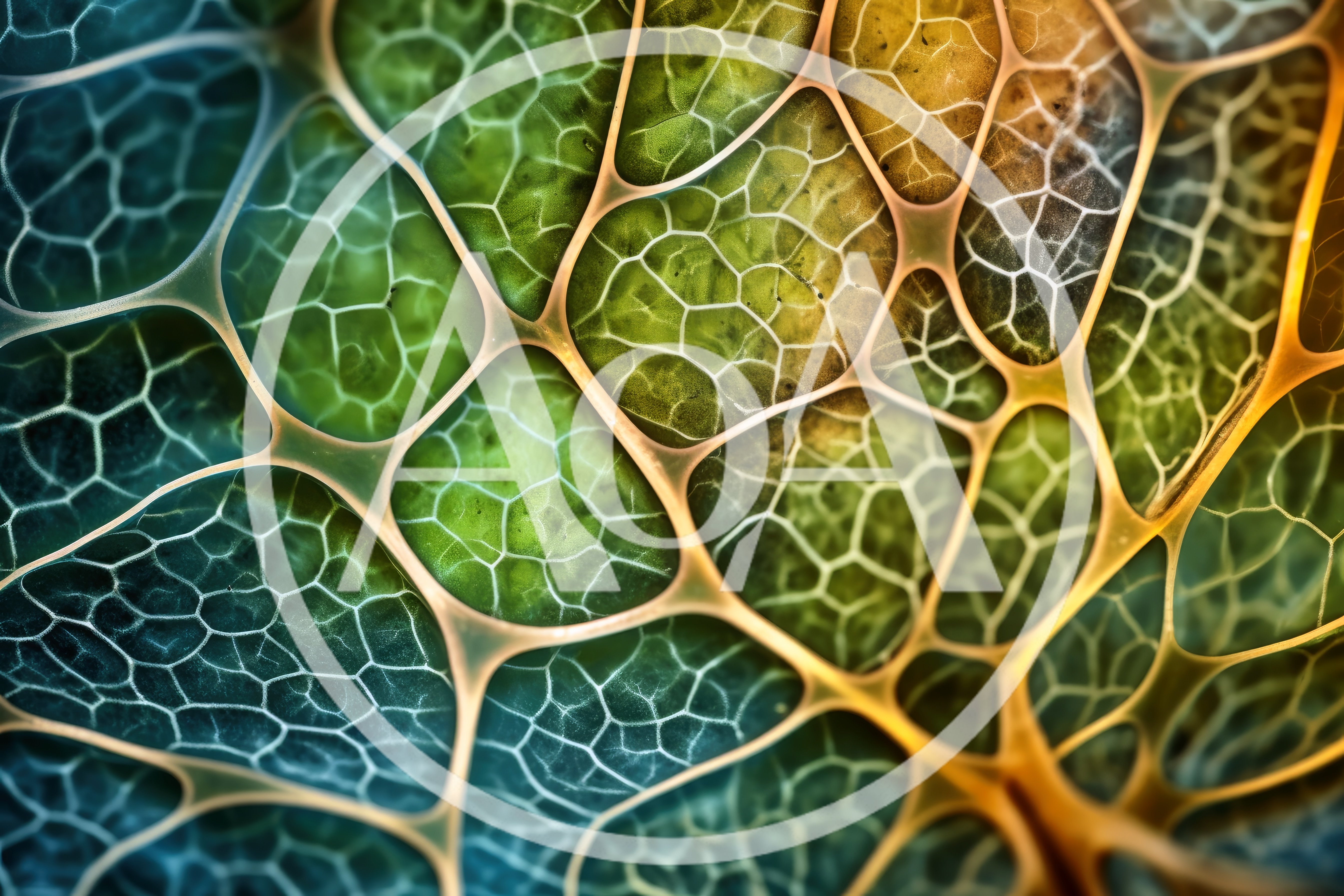 Macro View Of Intricate Leaf Vein Cellular Structure