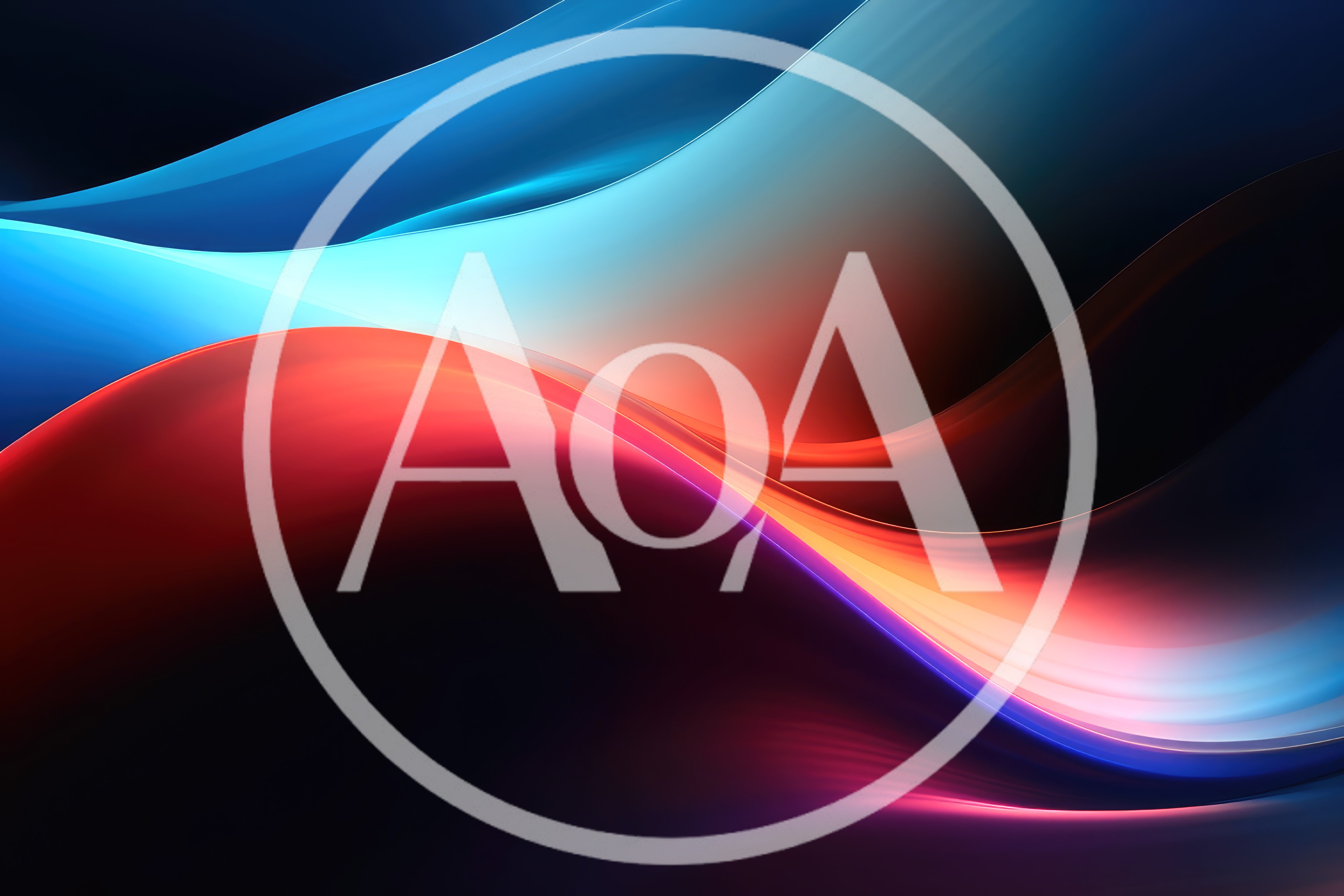 Abstract Fluid Waves With Vibrant Gradient Colors