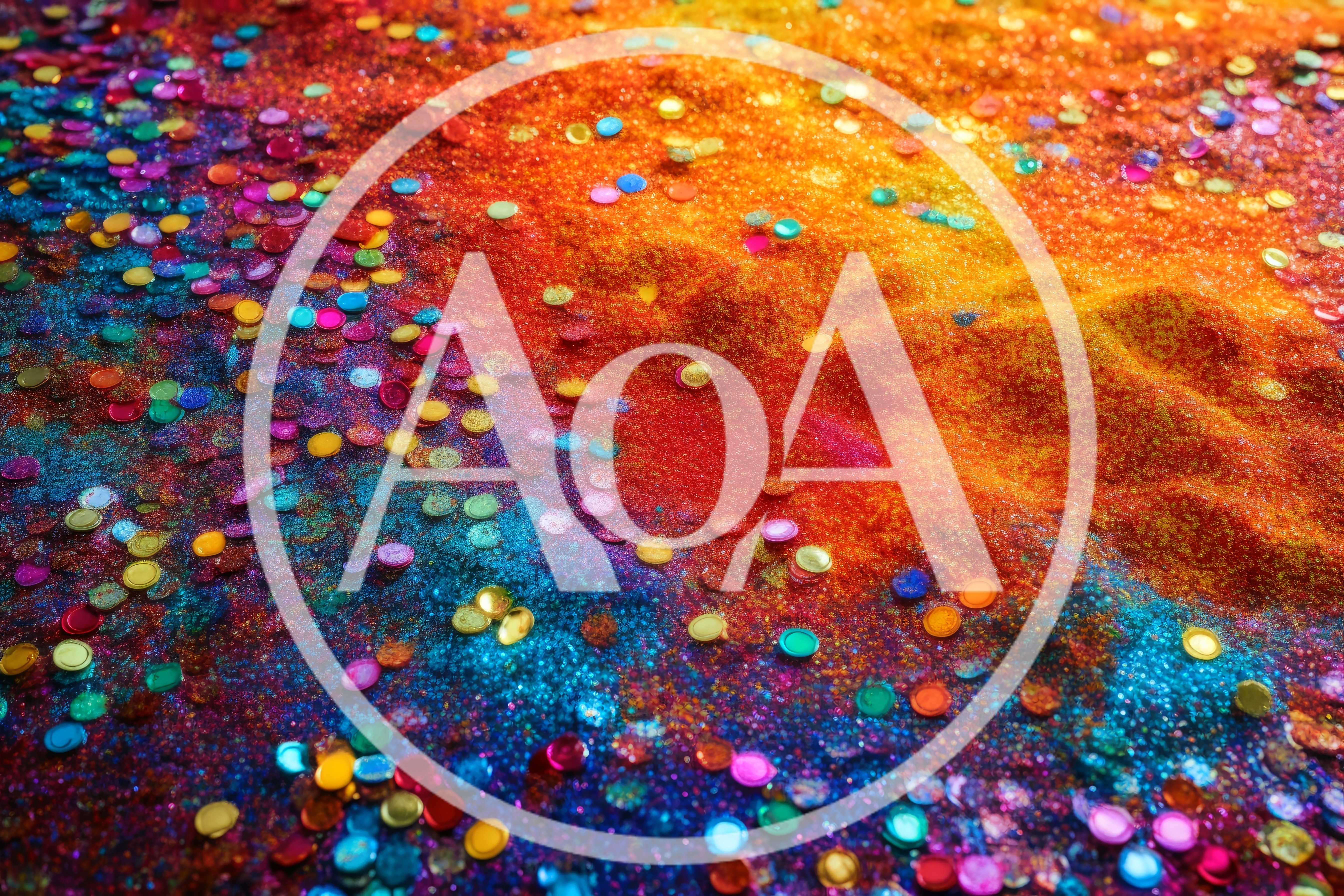 Colorful Glitter and Confetti Texture Background