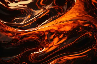 Abstract Liquid Gold Flowing Texture