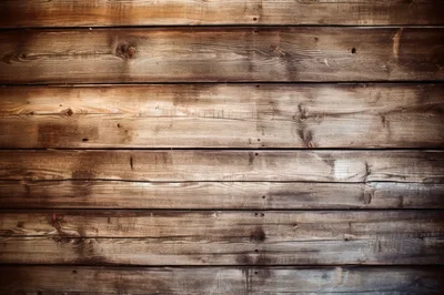 Rustic Weathered Horizontal Wooden Planks Background