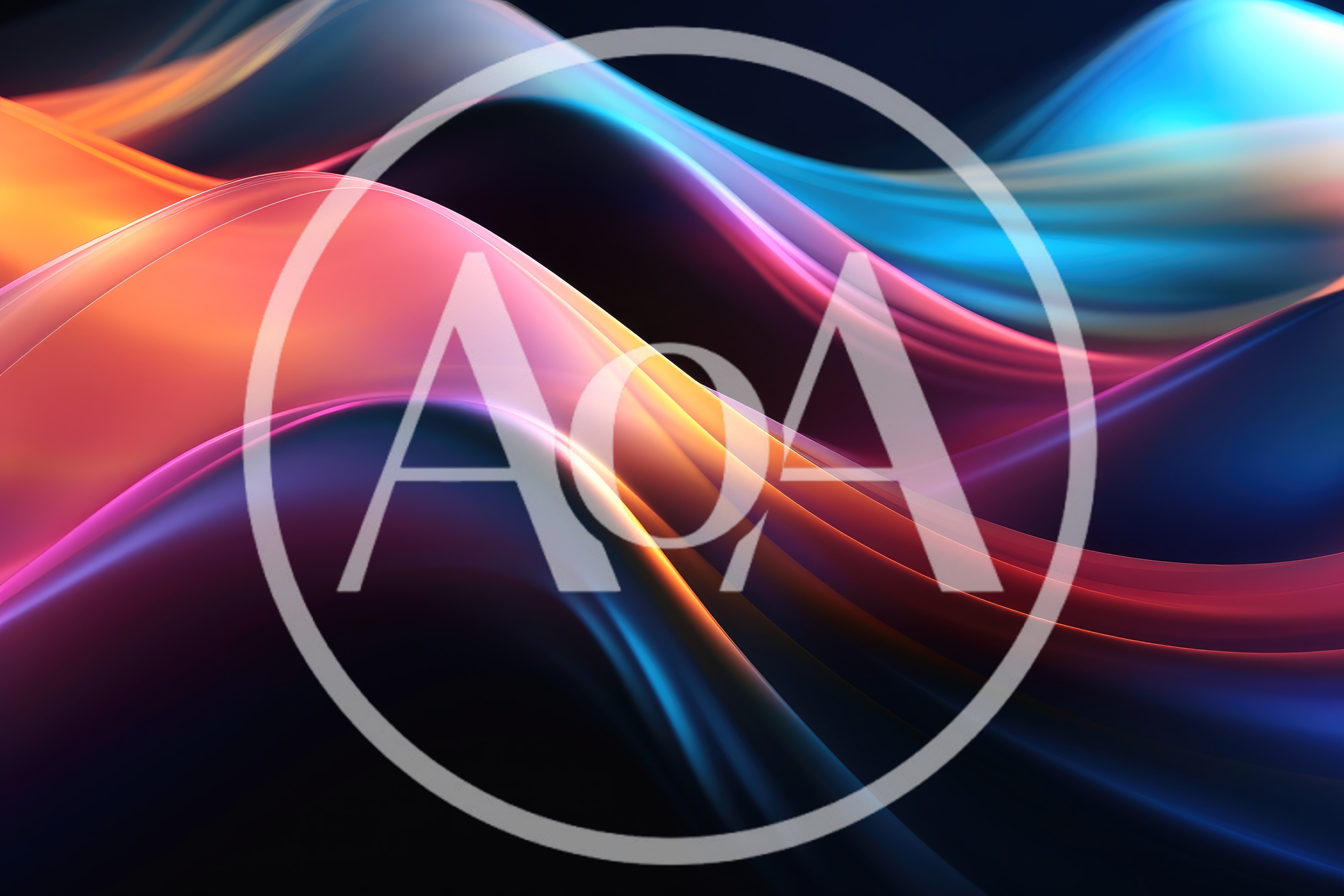 Abstract Fluid Waves With Vibrant Gradient Colors