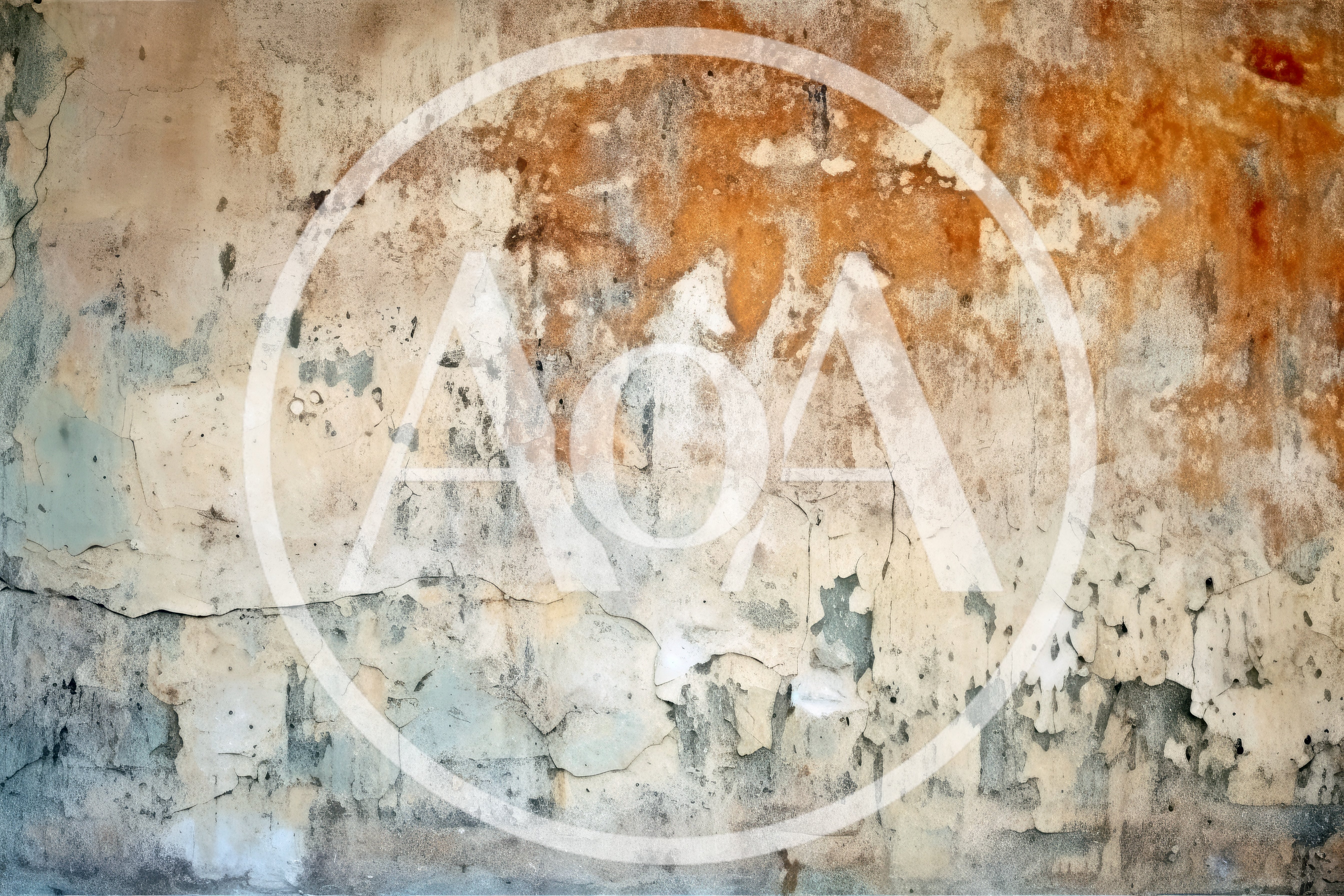 Distressed Grunge Wall Texture With Peeling Paint