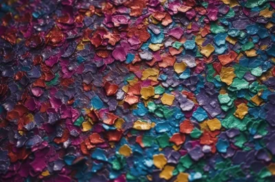 Macro View Of Colorful Metallic Confetti Texture