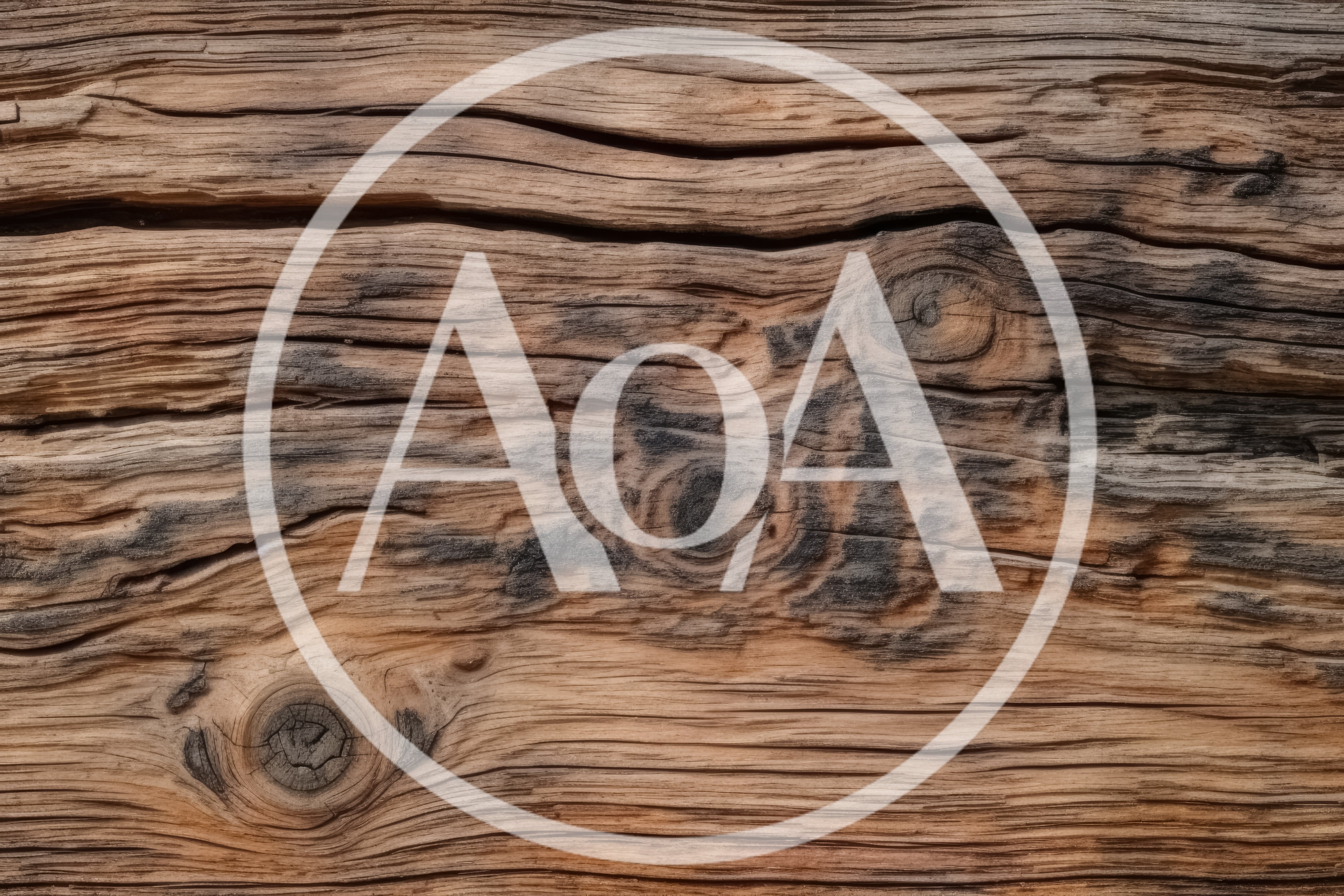 Weathered Wooden Plank With Natural Grain And Knots