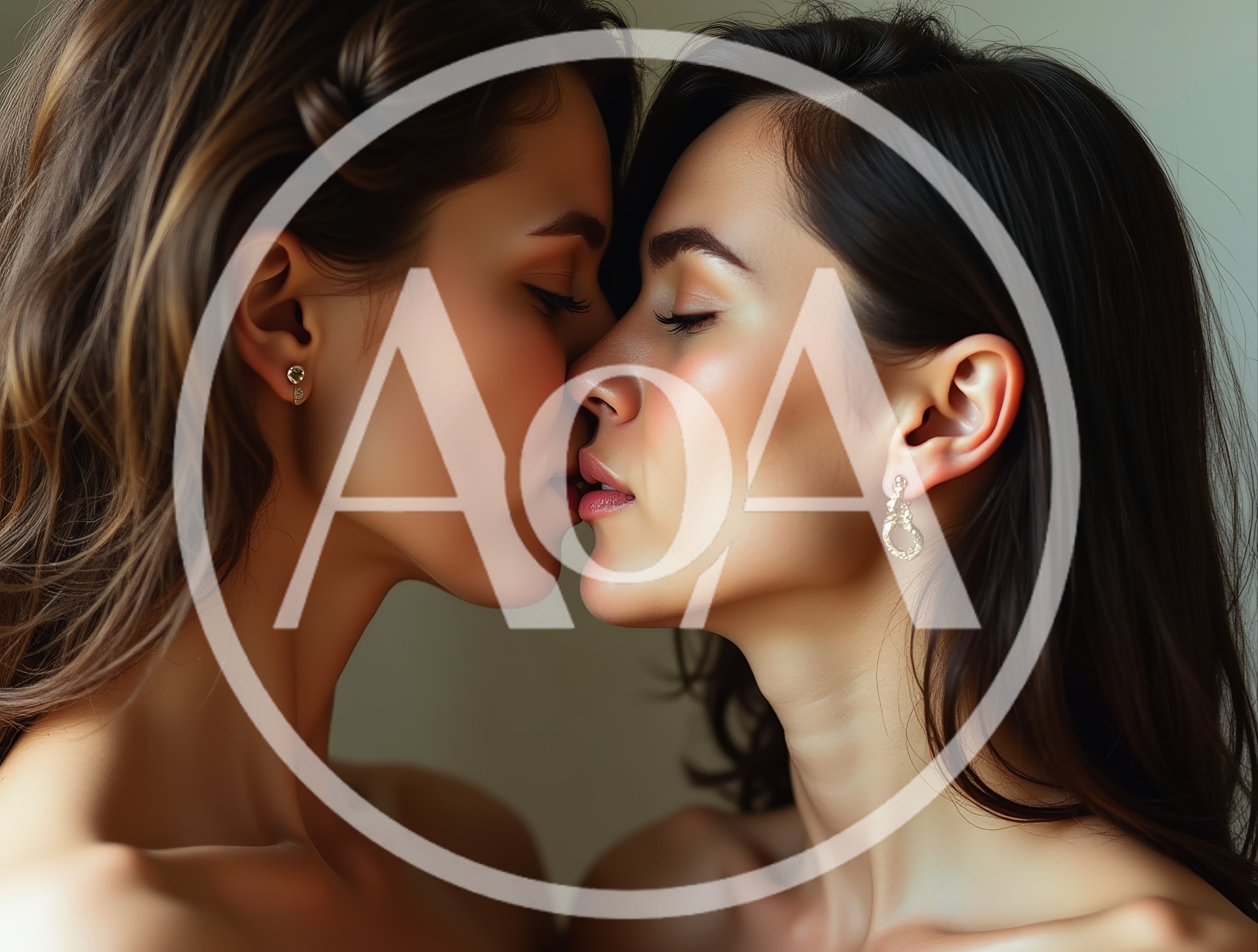 Two Women Sharing An Intimate Moment