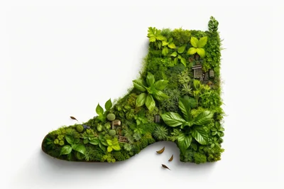 Boot Shaped Miniature Garden Landscape