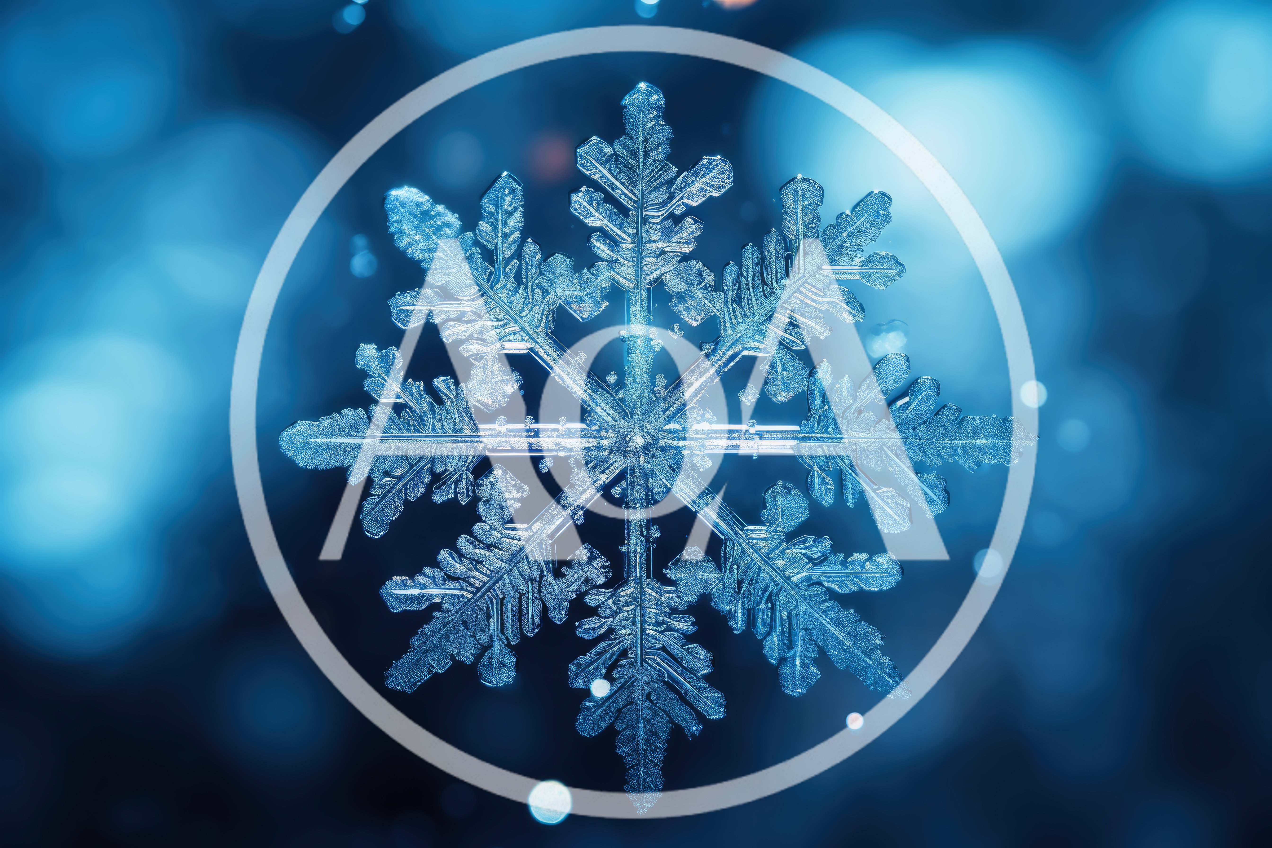 Detailed Macro Shot Of A Single Intricate Snowflake