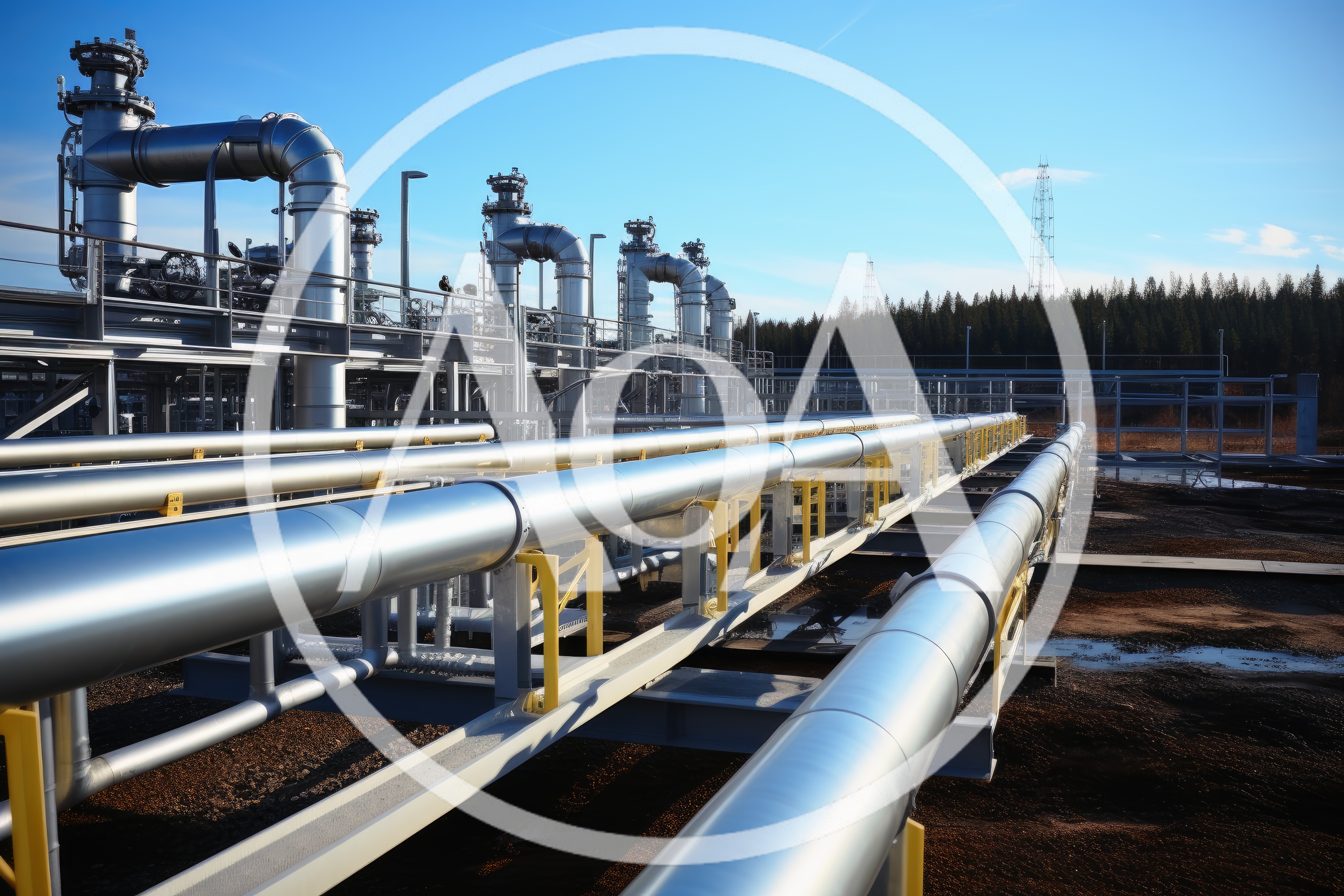 Industrial Natural Gas Pipeline Infrastructure Facility