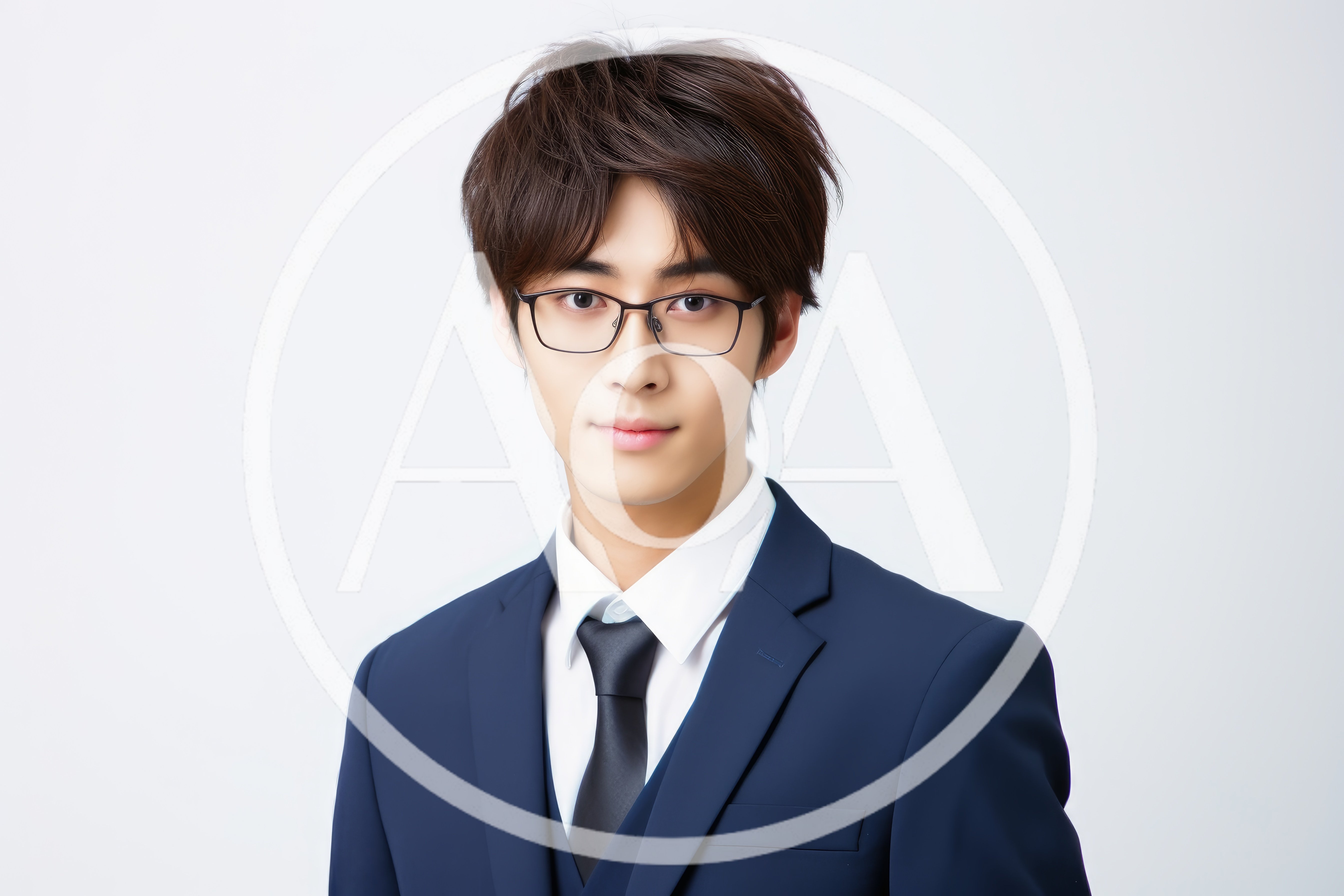 Portrait Of A Young Asian Businessman In A Suit