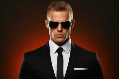 Portrait Of A Confident Man In A Suit