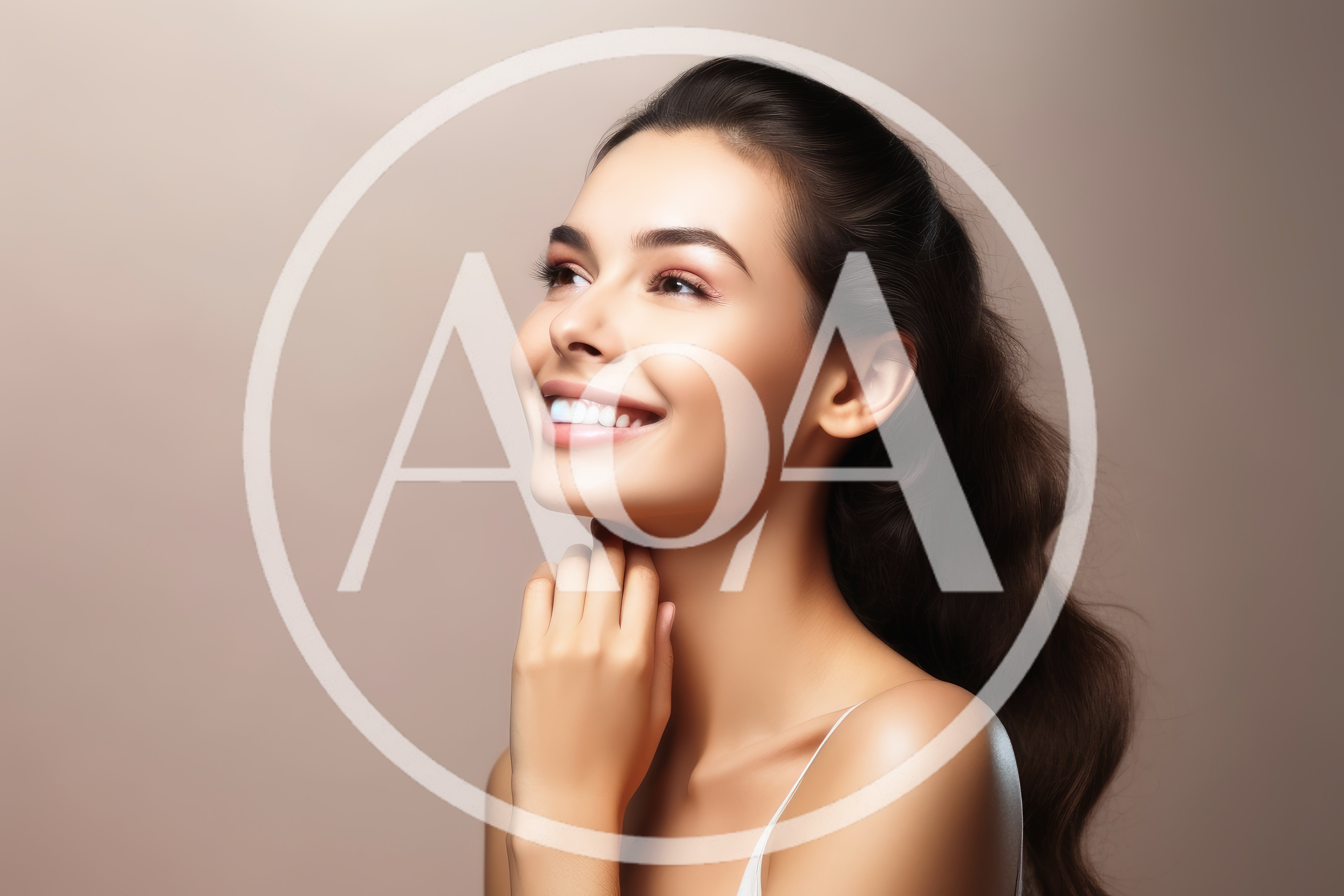 Portrait Of A Smiling Woman With Radiant Skin