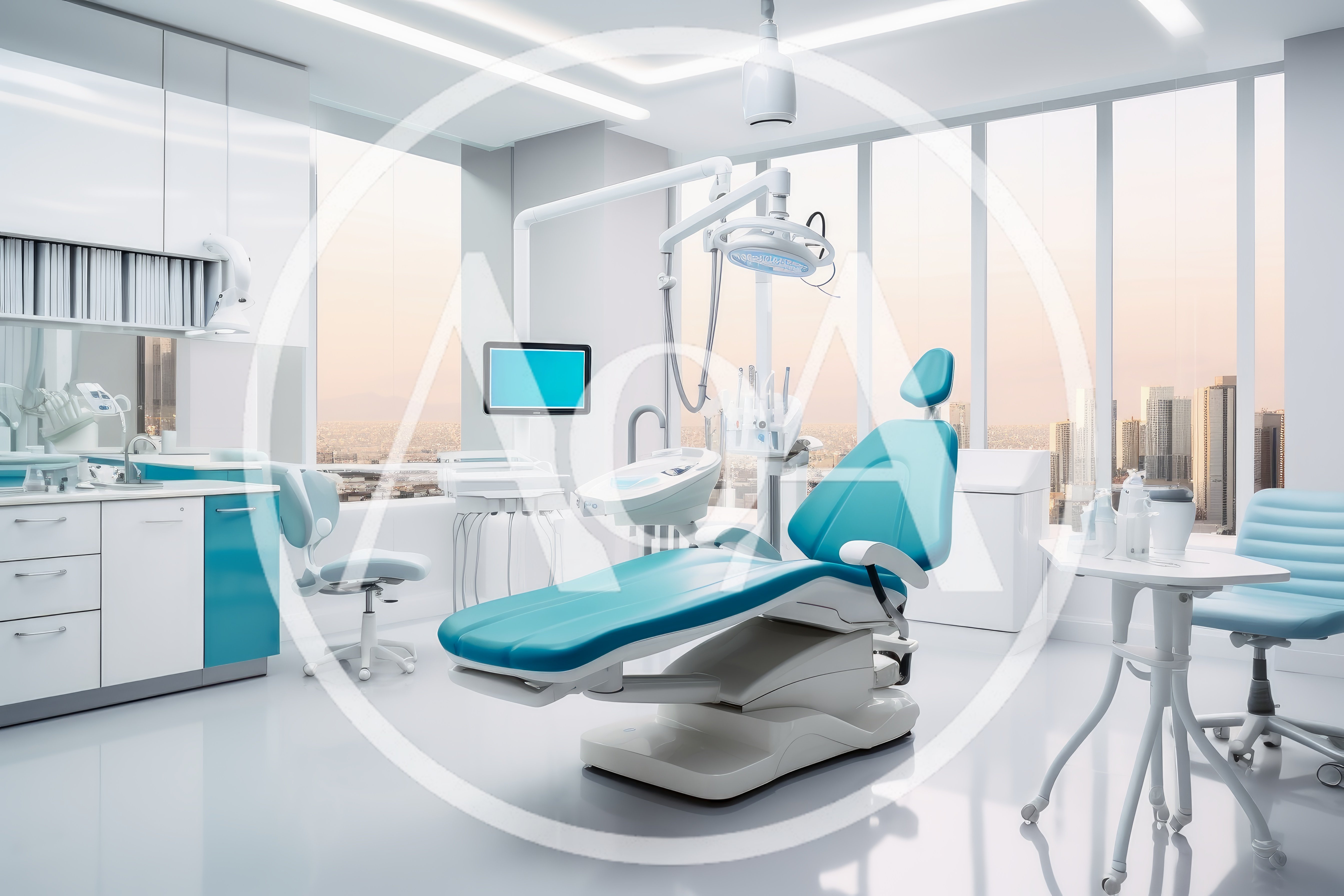 Modern Dental Clinic Interior With Professional Equipment