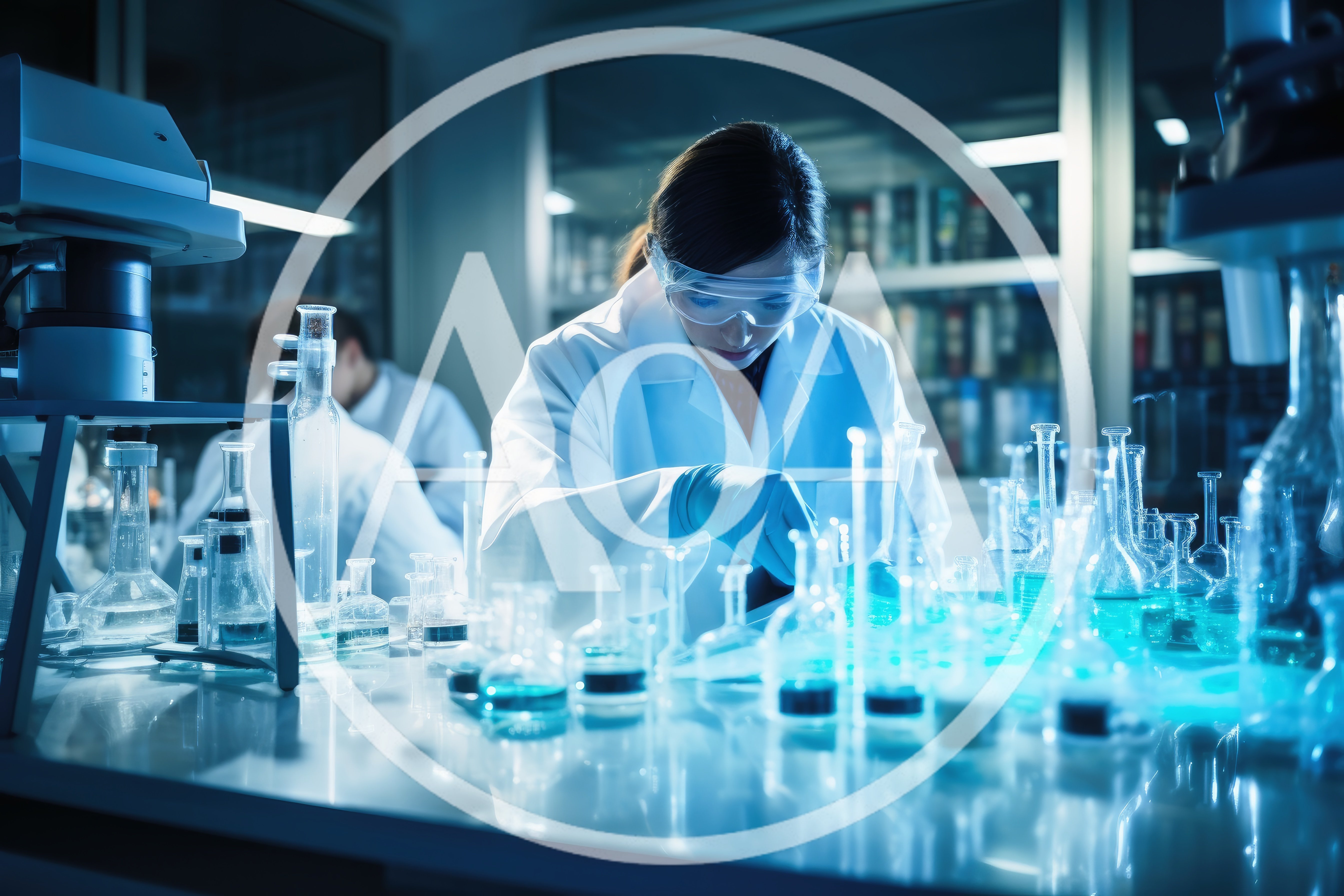 Female Scientist Conducting Research In A Modern Laboratory